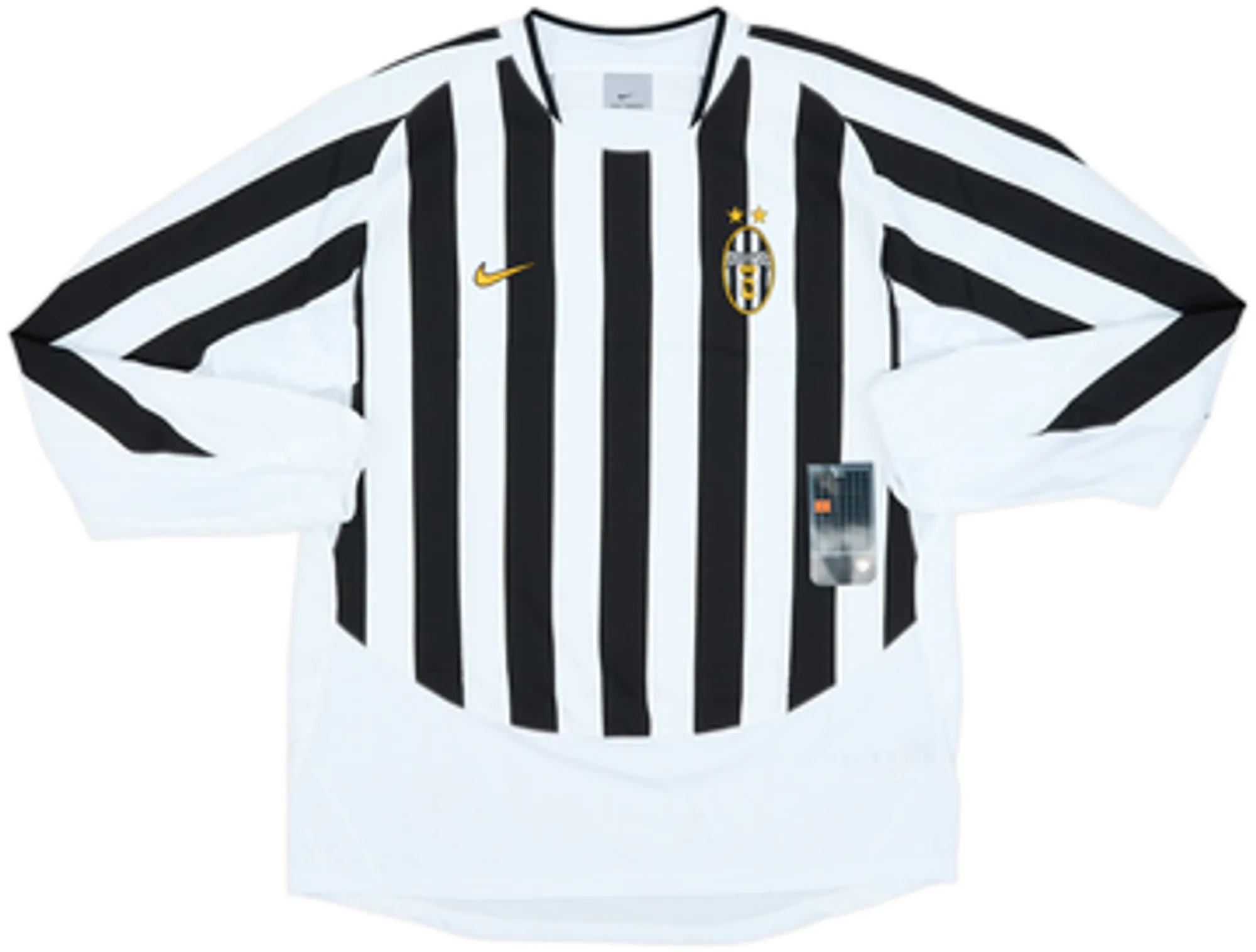 2003-04 Juventus Player Issue Home L/S Shirt Nedved #11 (L)