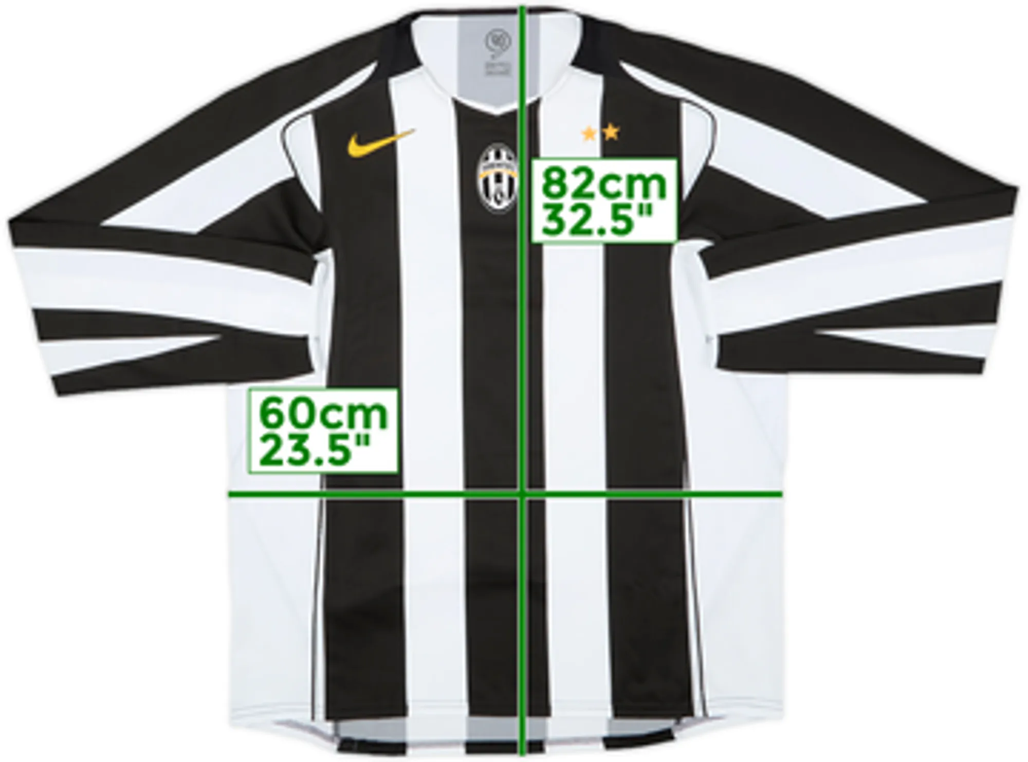 2004-05 Juventus Player Issue Home L/S Shirt - 10/10 - (XXL)