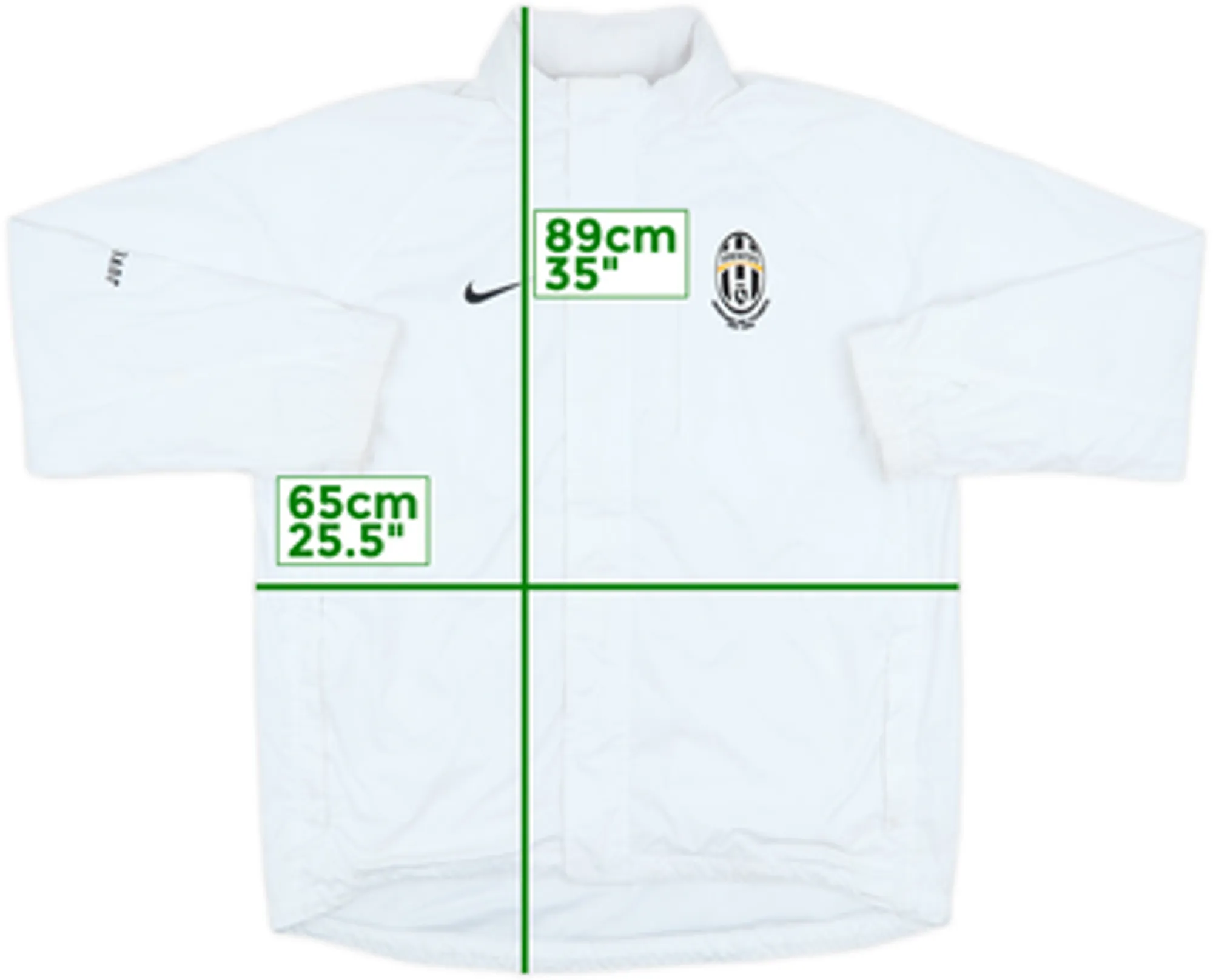 2008-09 Juventus Nike Hooded Rain Jacket - 7/10 - (L)