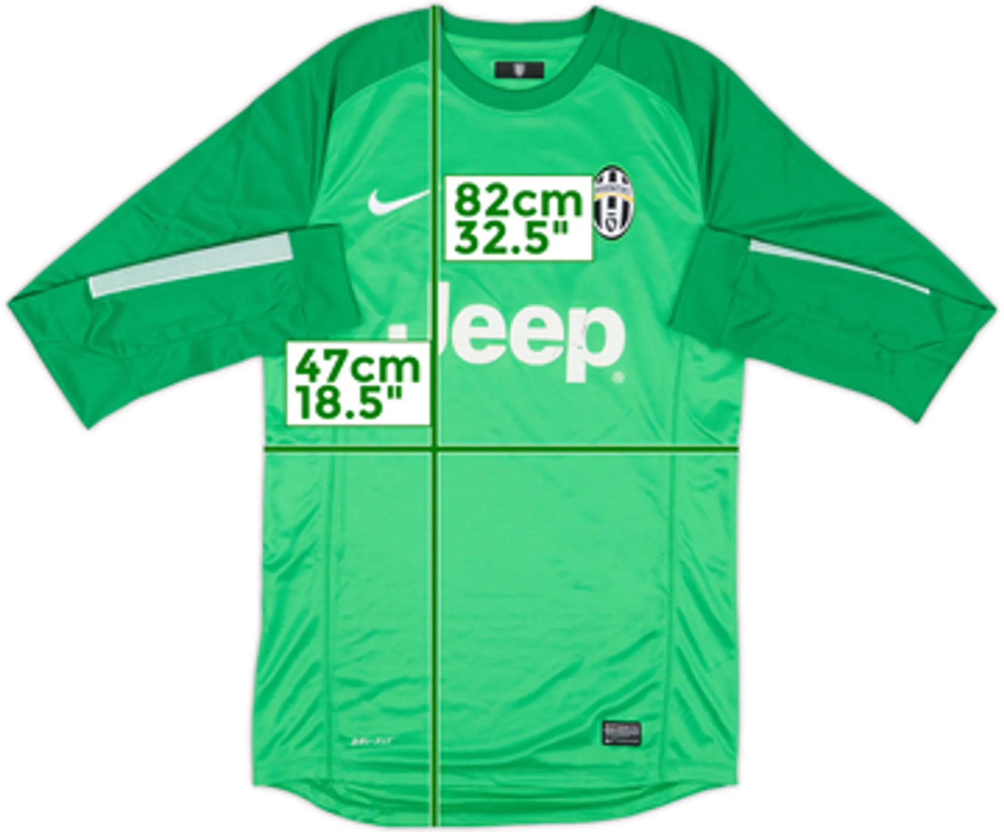 2013-14 Juventus Authentic GK Shirt - 6/10 - (M)