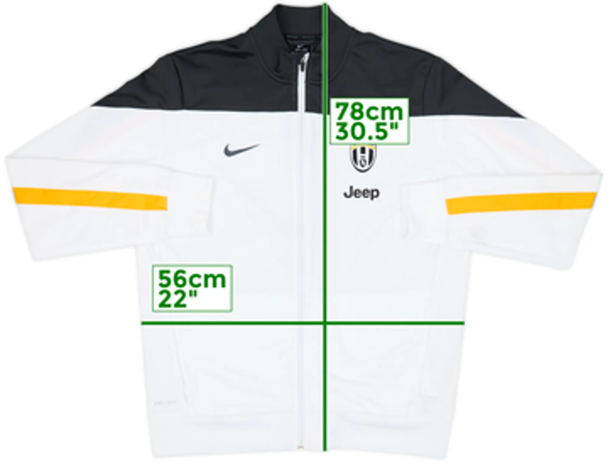 2014-15 Juventus Nike Track Jacket - 7/10 - (XXL)