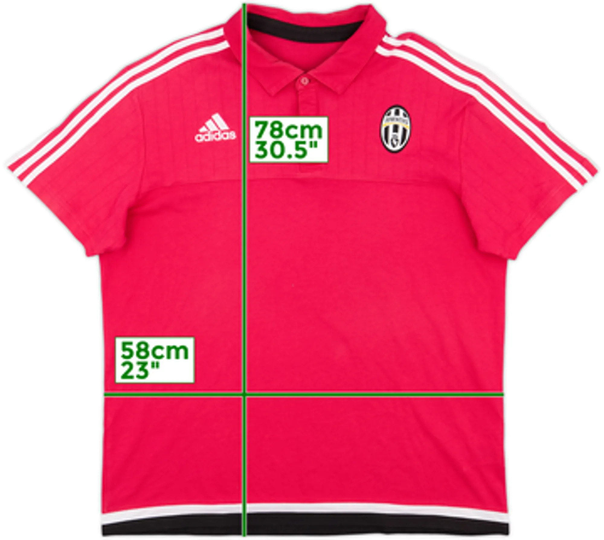 2015-16 Juventus adidas Polo Shirt - 9/10 - (XL)
