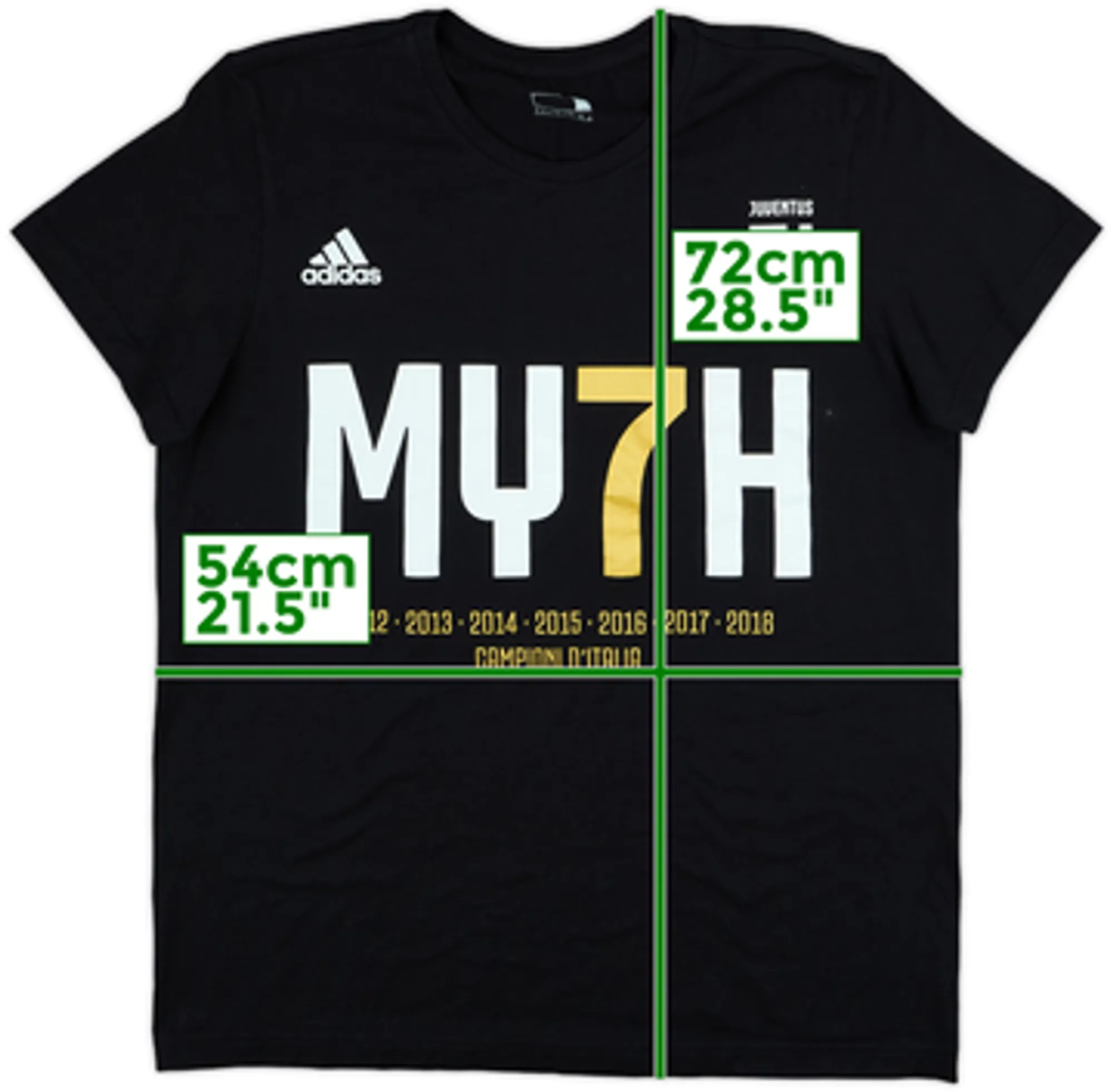 2017-18 Juventus adidas Graphic Tee - 10/10 - (L)