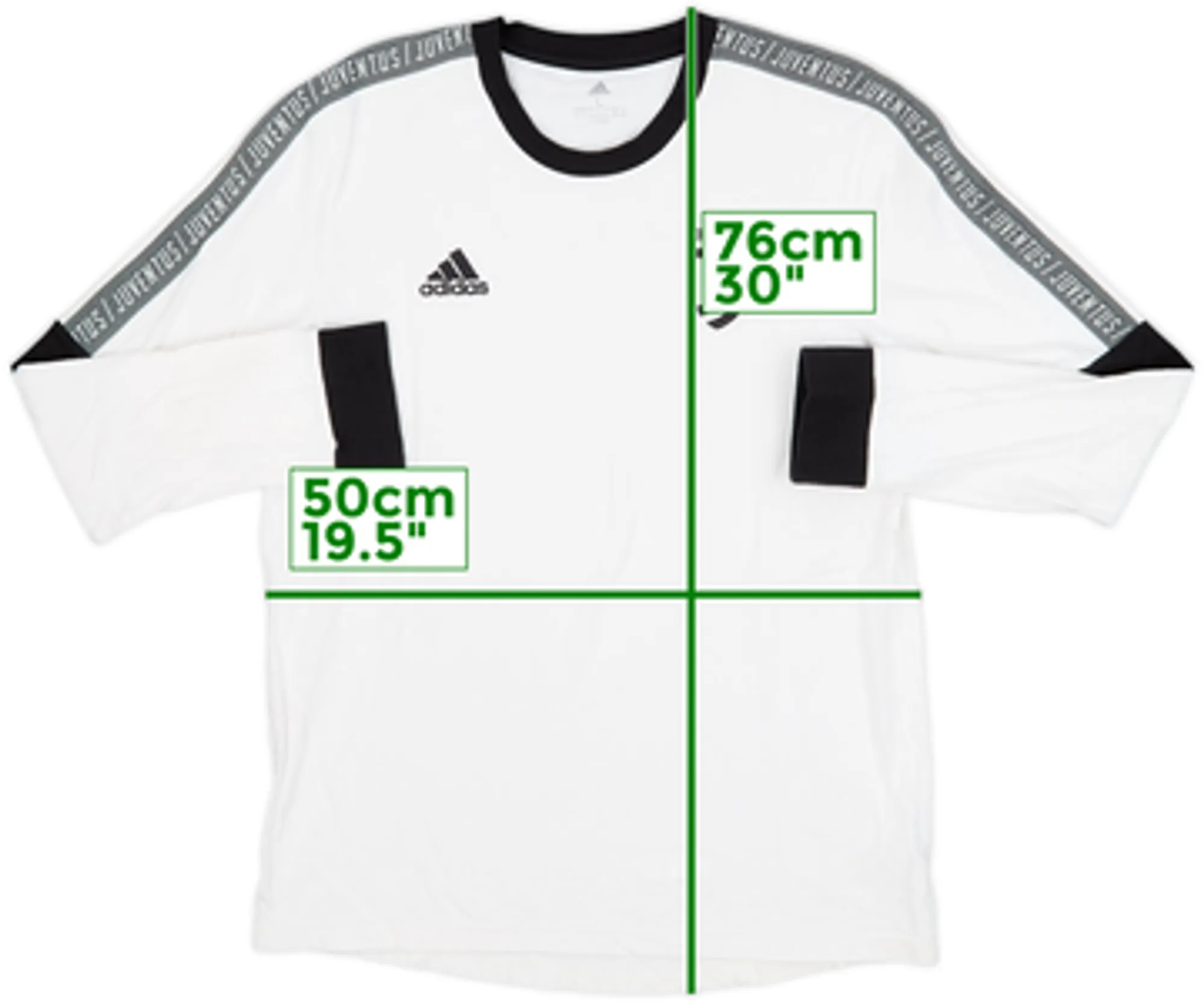 2019-20 Juventus adidas Cotton L/S Tee - 7/10 - (L)