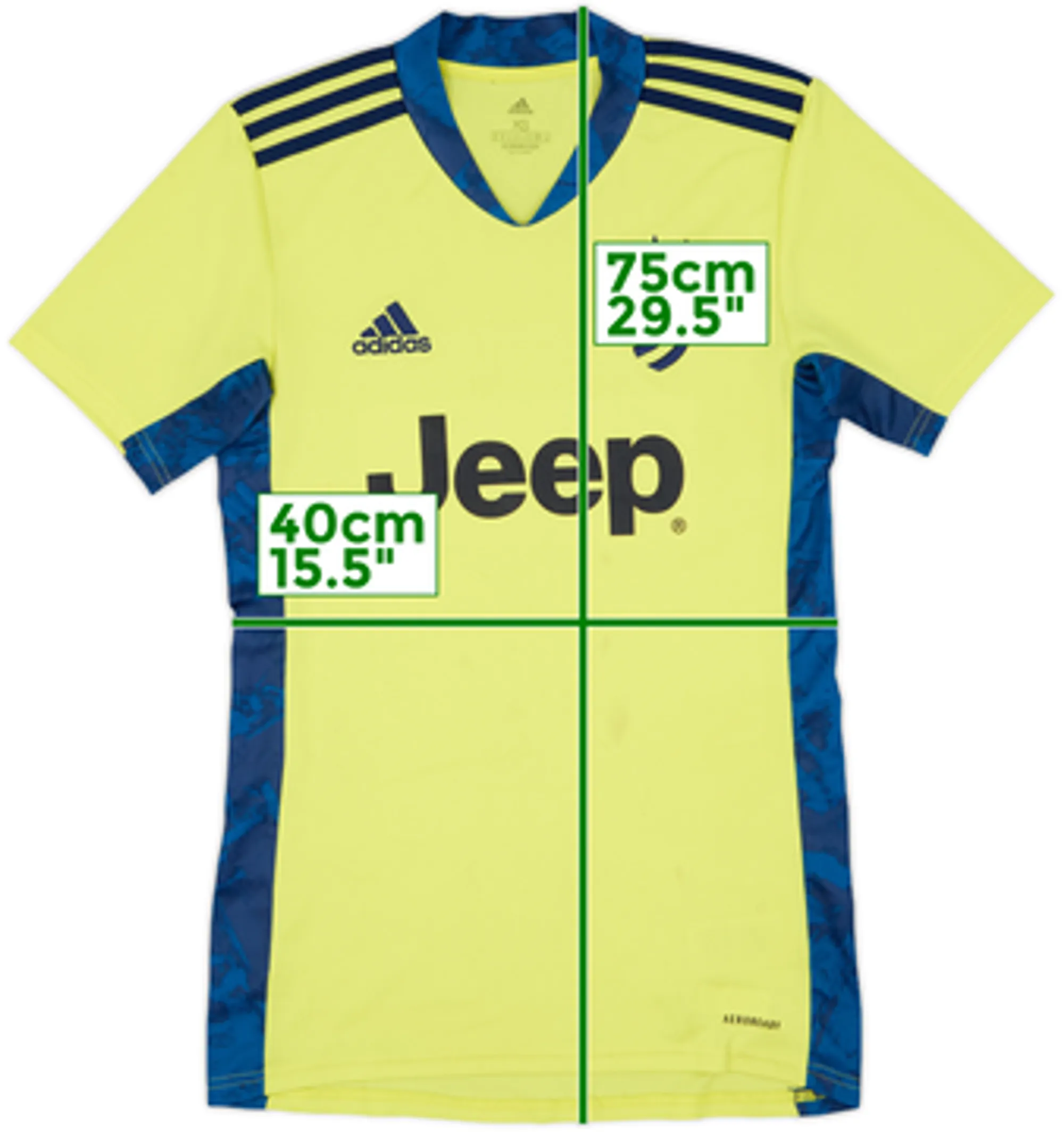 2020-21 Juventus GK S/S Shirt - 7/10 - (XS)