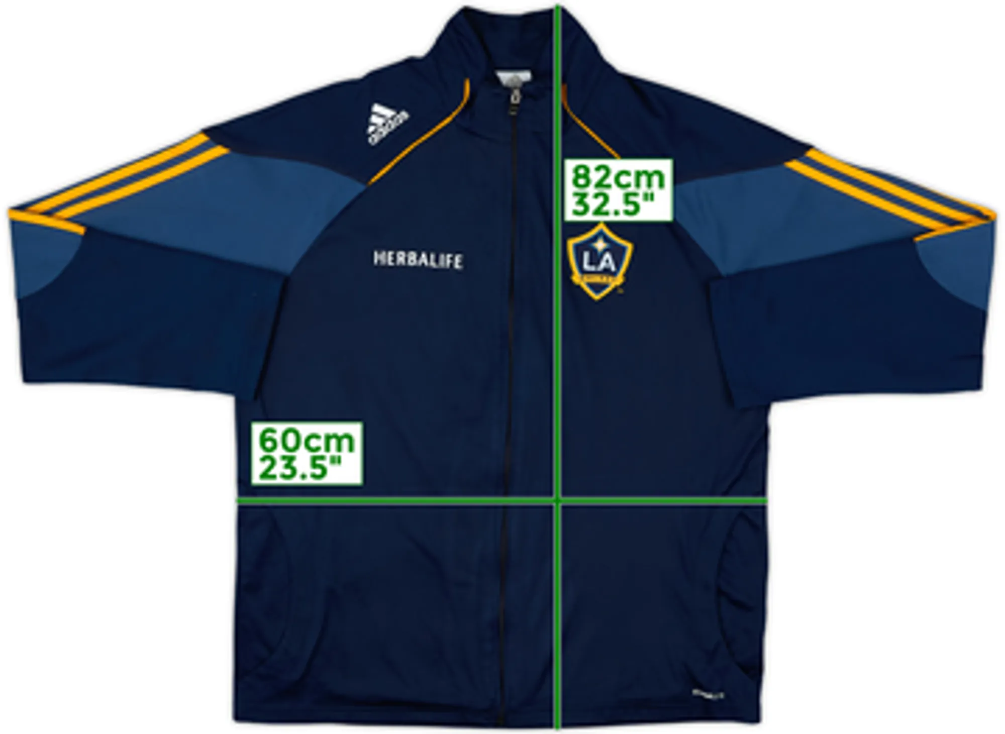 2010-11 LA Galaxy adidas Track Jacket - 9/10 - (L)