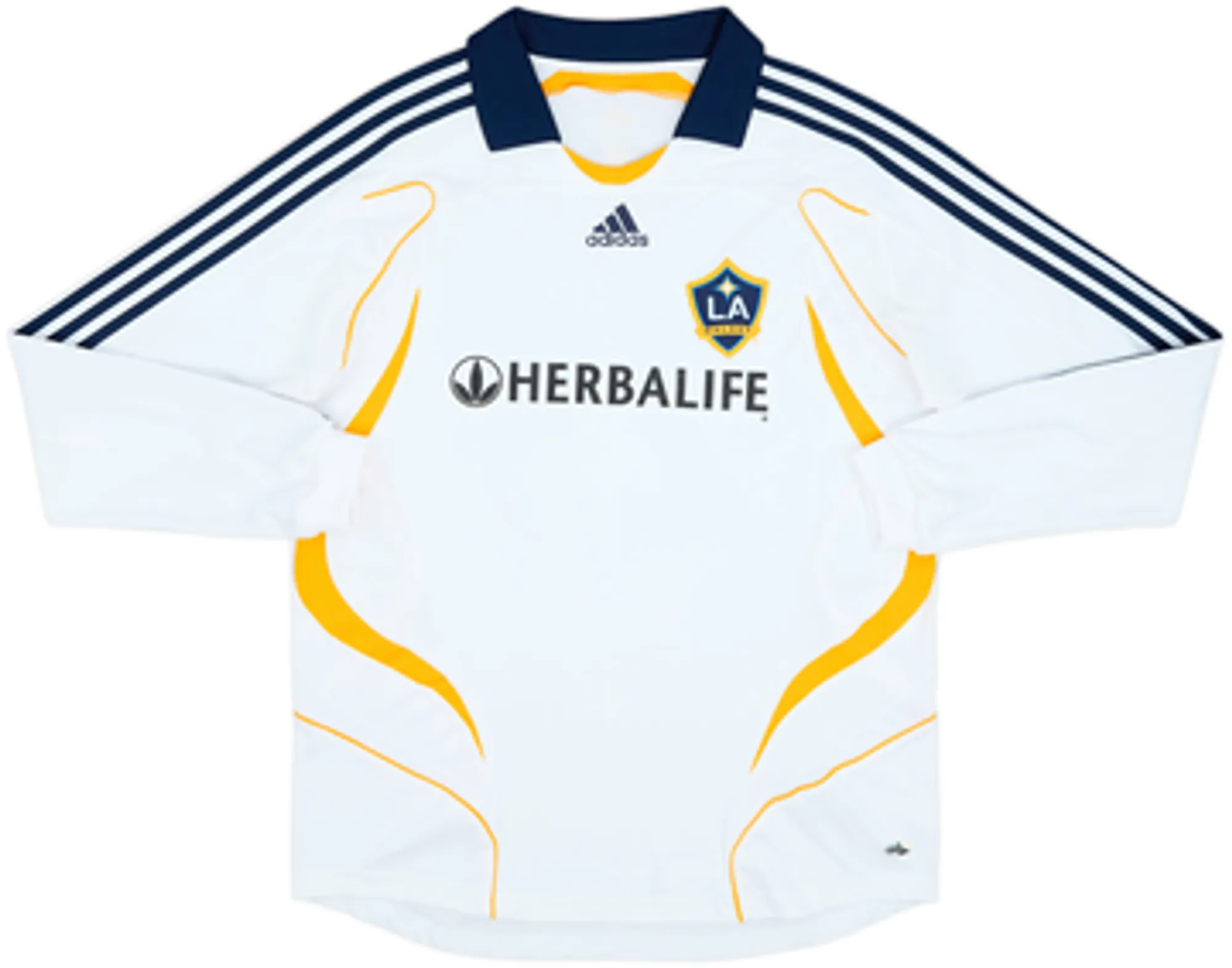 2007-08 LA Galaxy Home L/S Shirt Beckham #23 - 6/10 - (M)