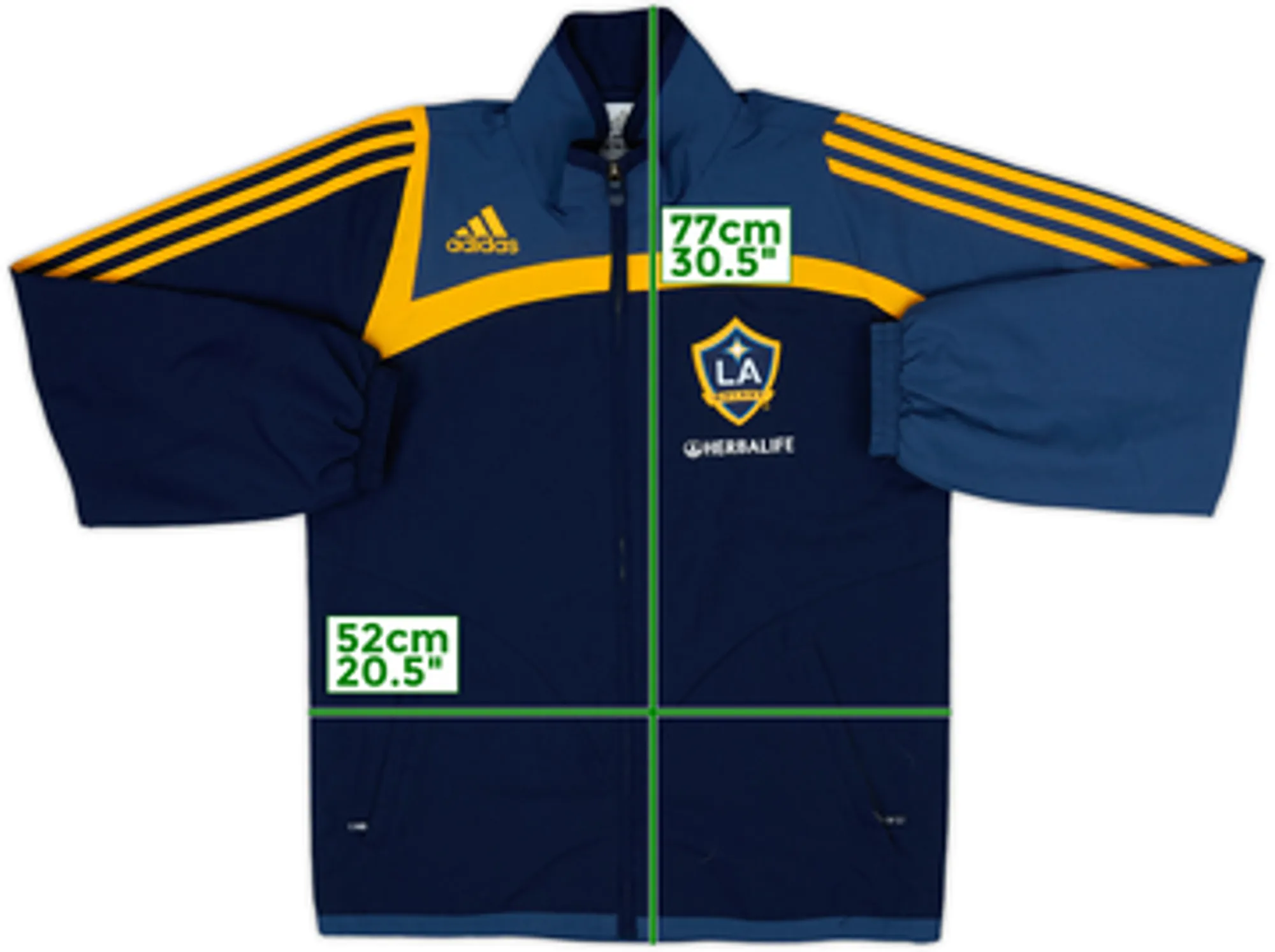 2008-09 LA Galaxy adidas Track Jacket - 10/10 - (S)