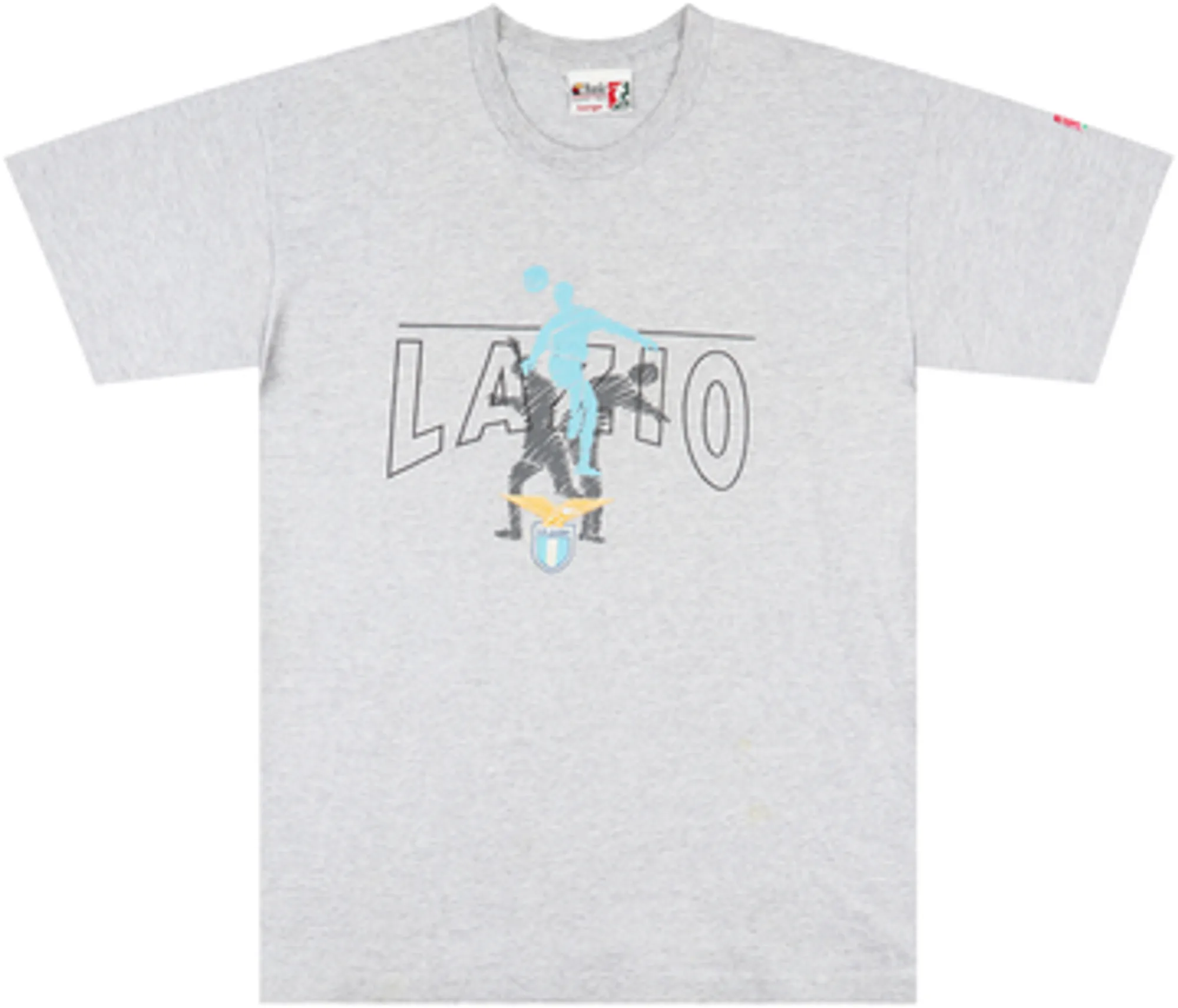 1990s Lazio Graphic Fan Tee - 9/10 - (L)