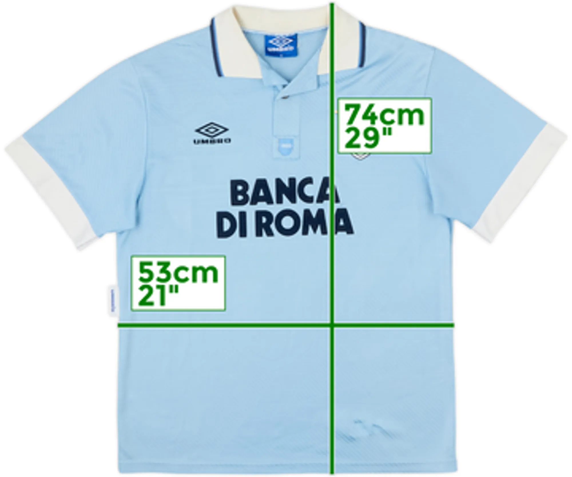 1993-95 Lazio Home Shirt - 8/10 - (L)