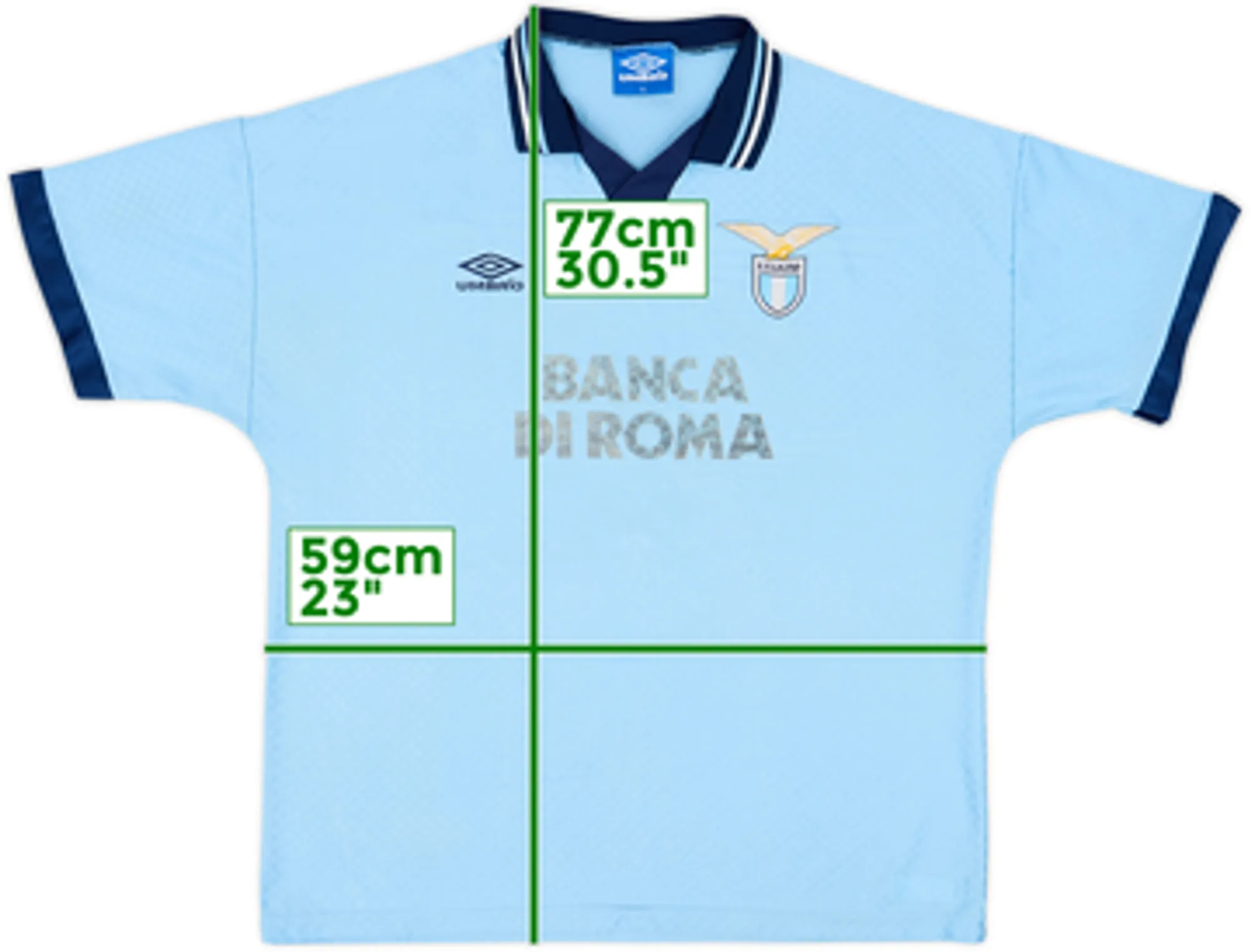 1995-96 Lazio Home Shirt - 5/10 - (L)