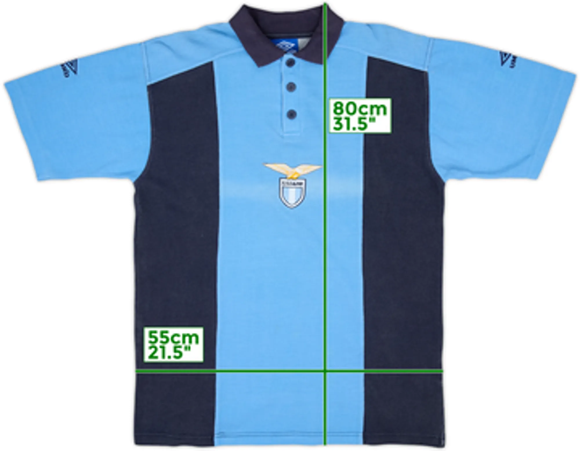 1996-97 Lazio Umbro Polo Shirt - 6/10 - (M)