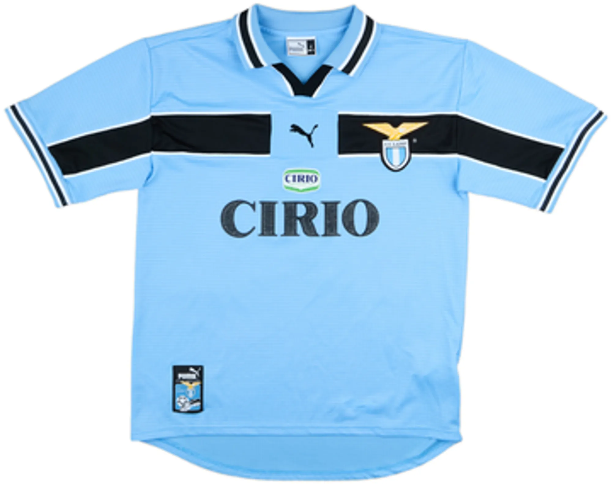 1998-00 Lazio Home Shirt Nedved #18 - 8/10 - (L)