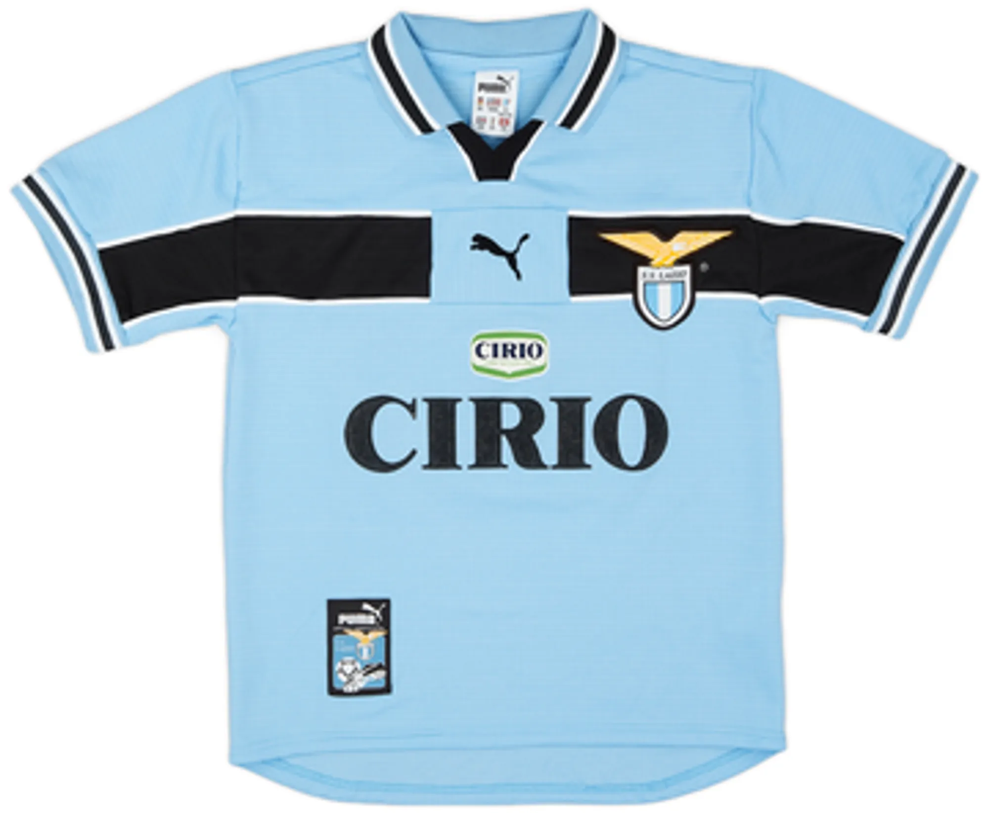 1998-00 Lazio Home Shirt Mancini #10 - 8/10 - (S)