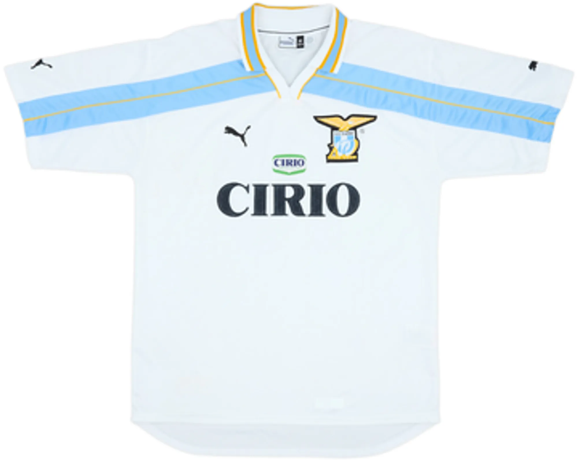 1999-00 Lazio Centenary Home Shirt Mancini #10 - 8/10 - (XL)