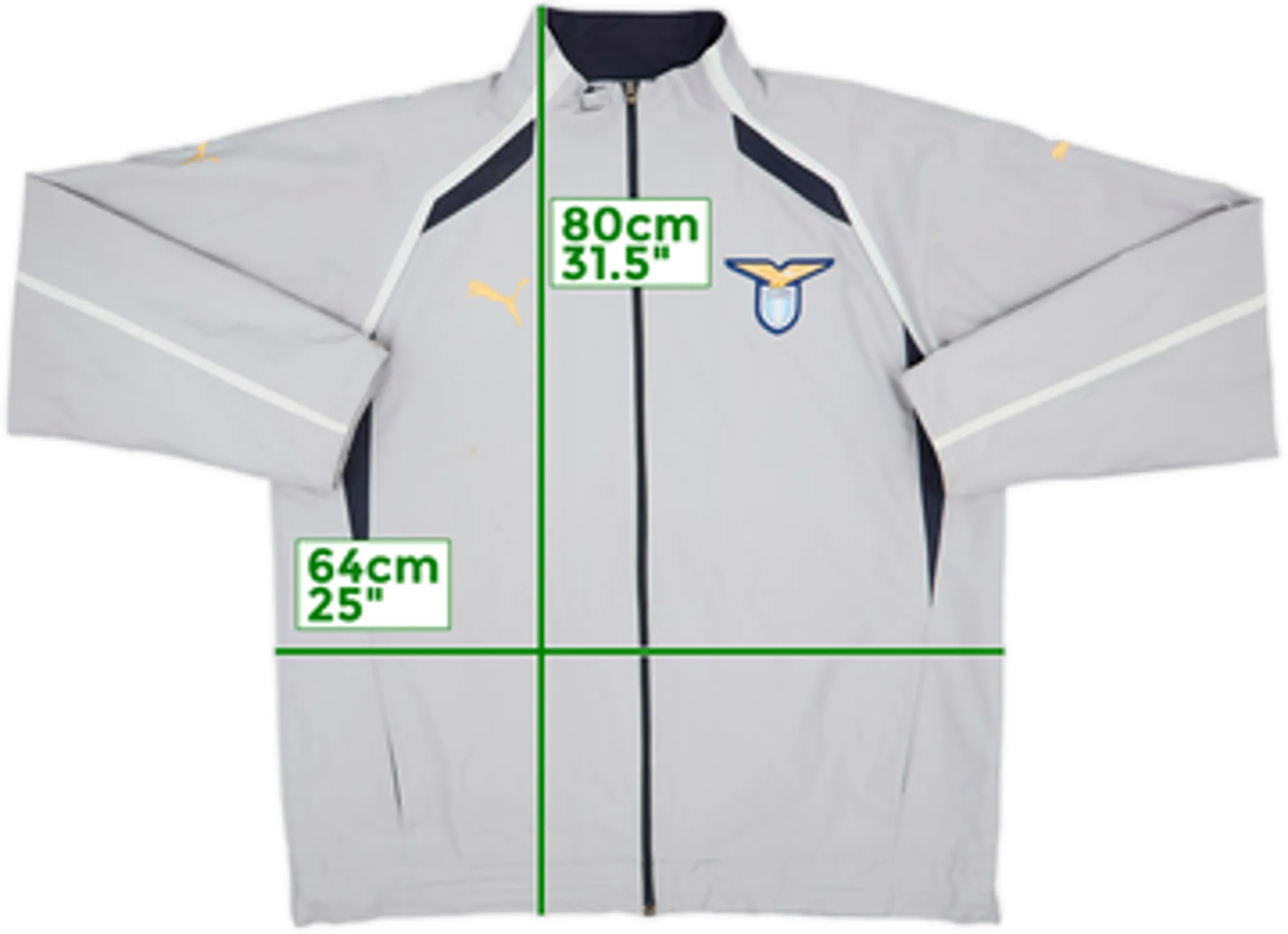 2005-06 Lazio Puma Track Jacket - 6/10 - (XL)