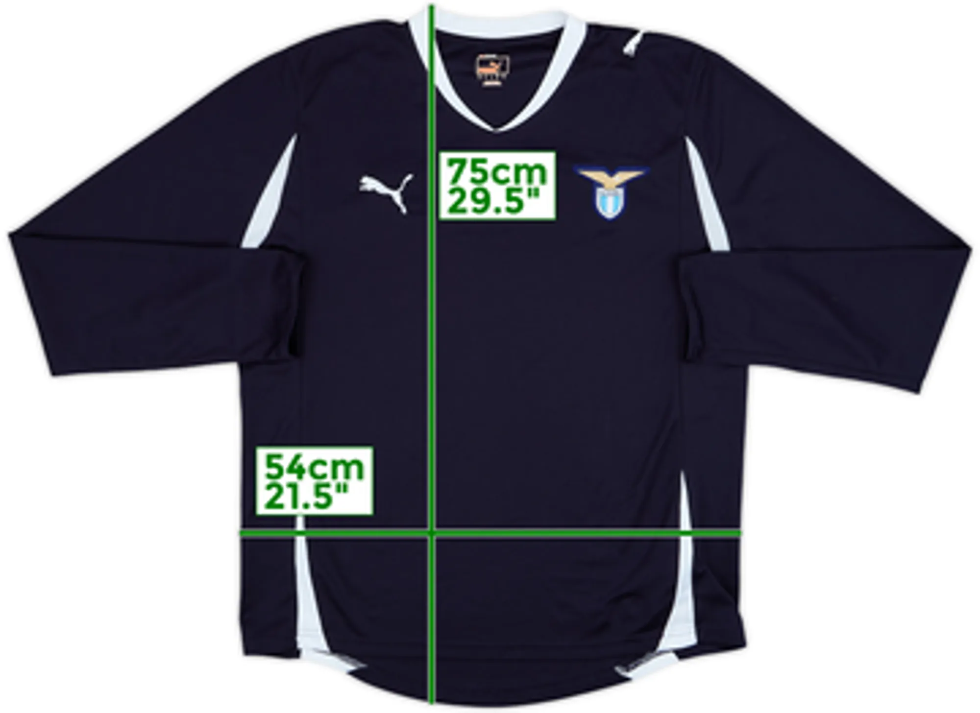 2008-09 Lazio Puma Training L/S Shirt - 9/10 - (L)