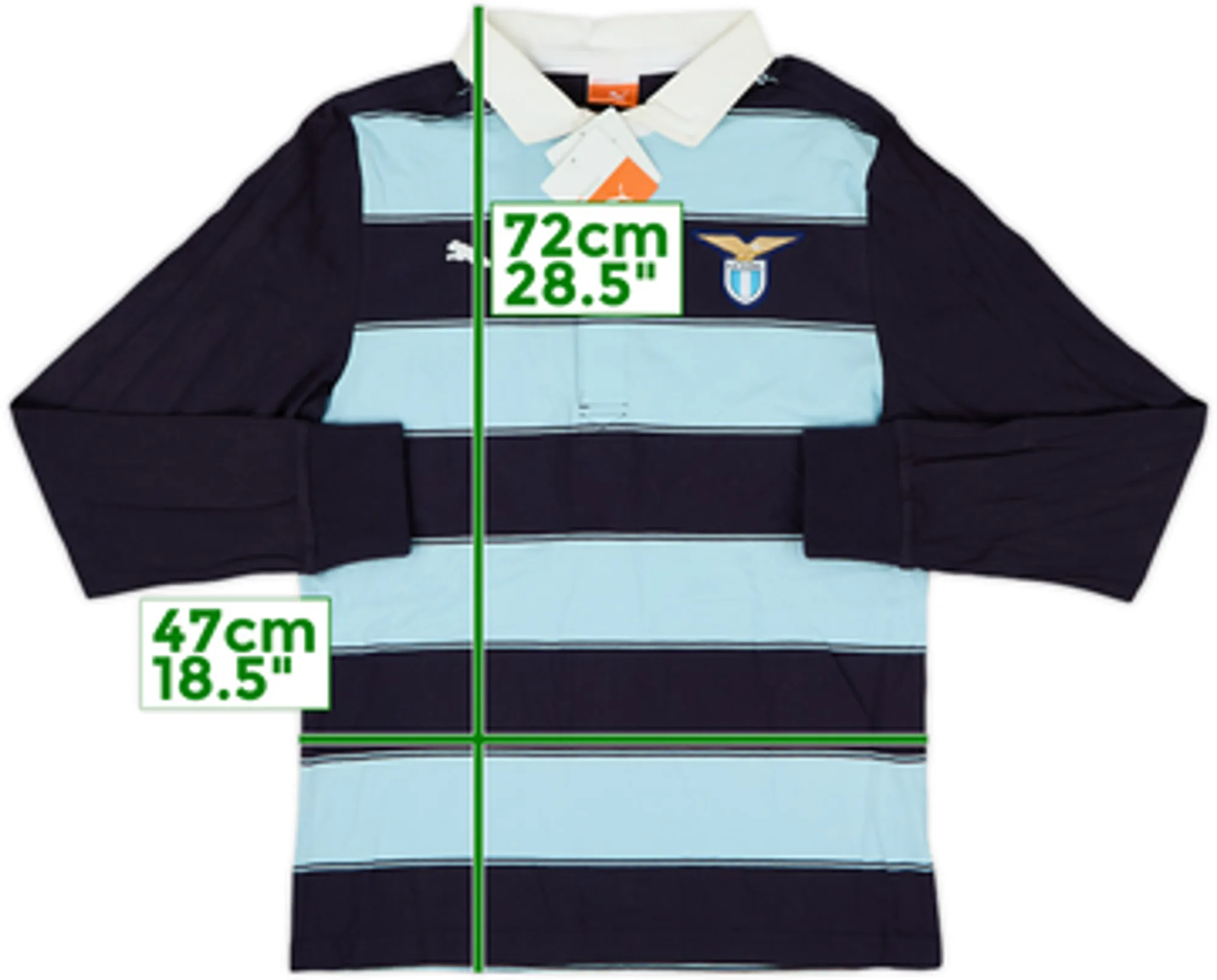 2010-11 Lazio Puma Polo L/S Shirt (L)