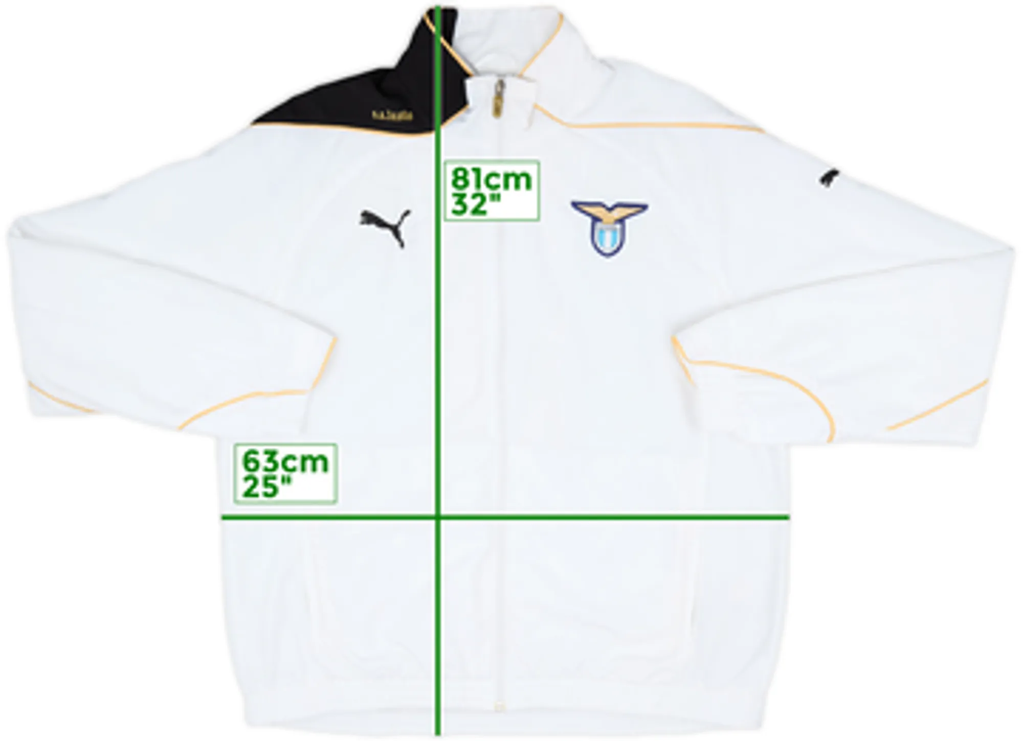 2010-11 Lazio Puma Track Jacket - 8/10 - (XL)