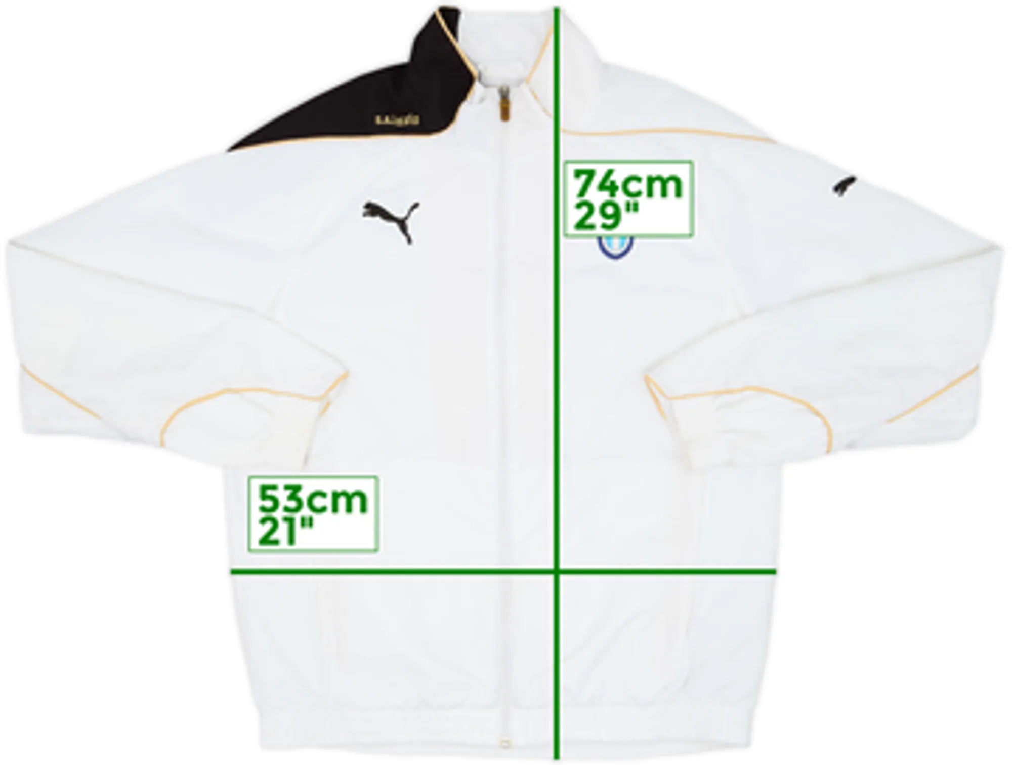 2010-11 Lazio Puma Track Jacket - 7/10 - (M)