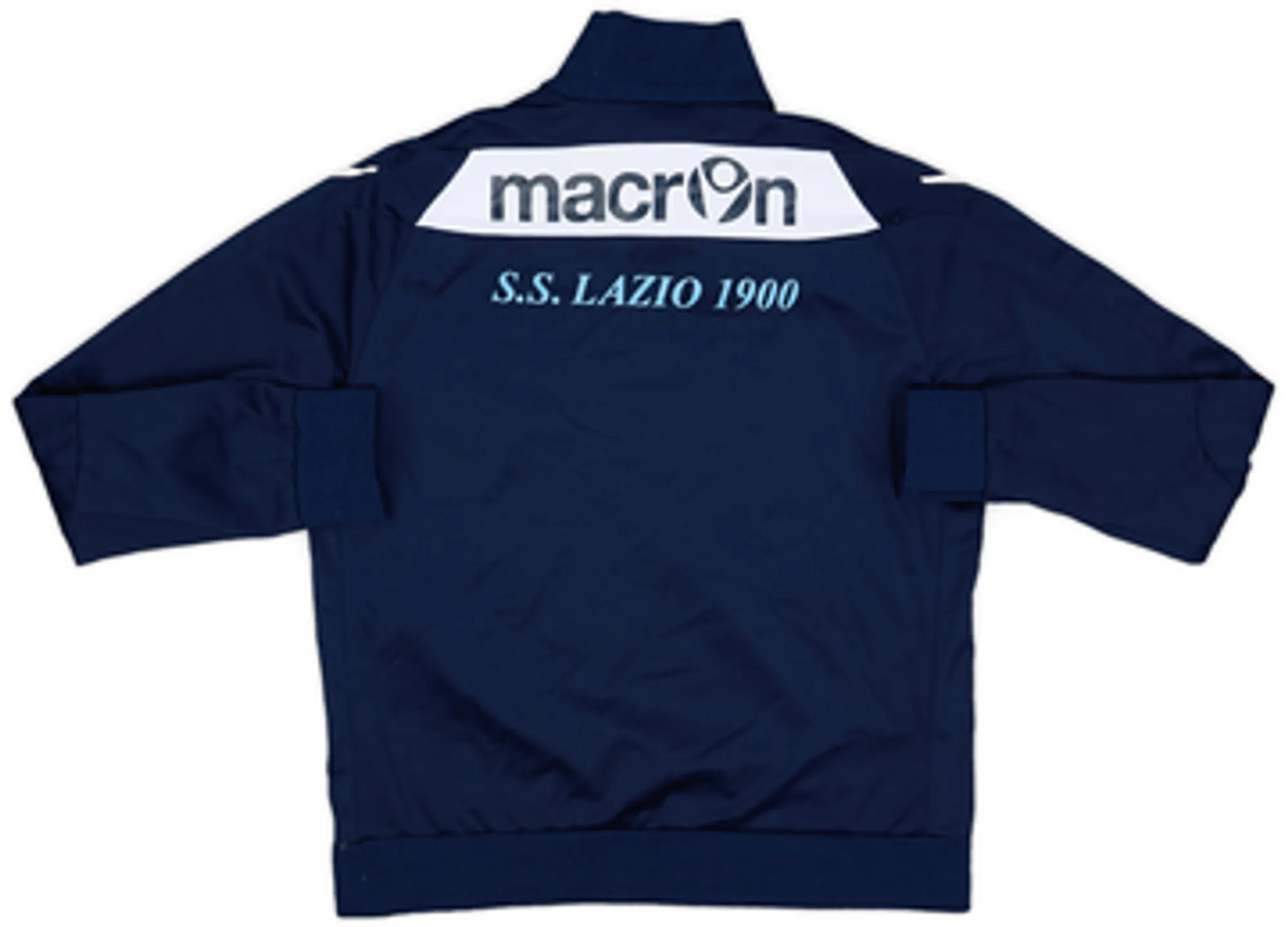 2014-15 Lazio Macron 1/4 Zip Drill Top - 8/10 - (S)