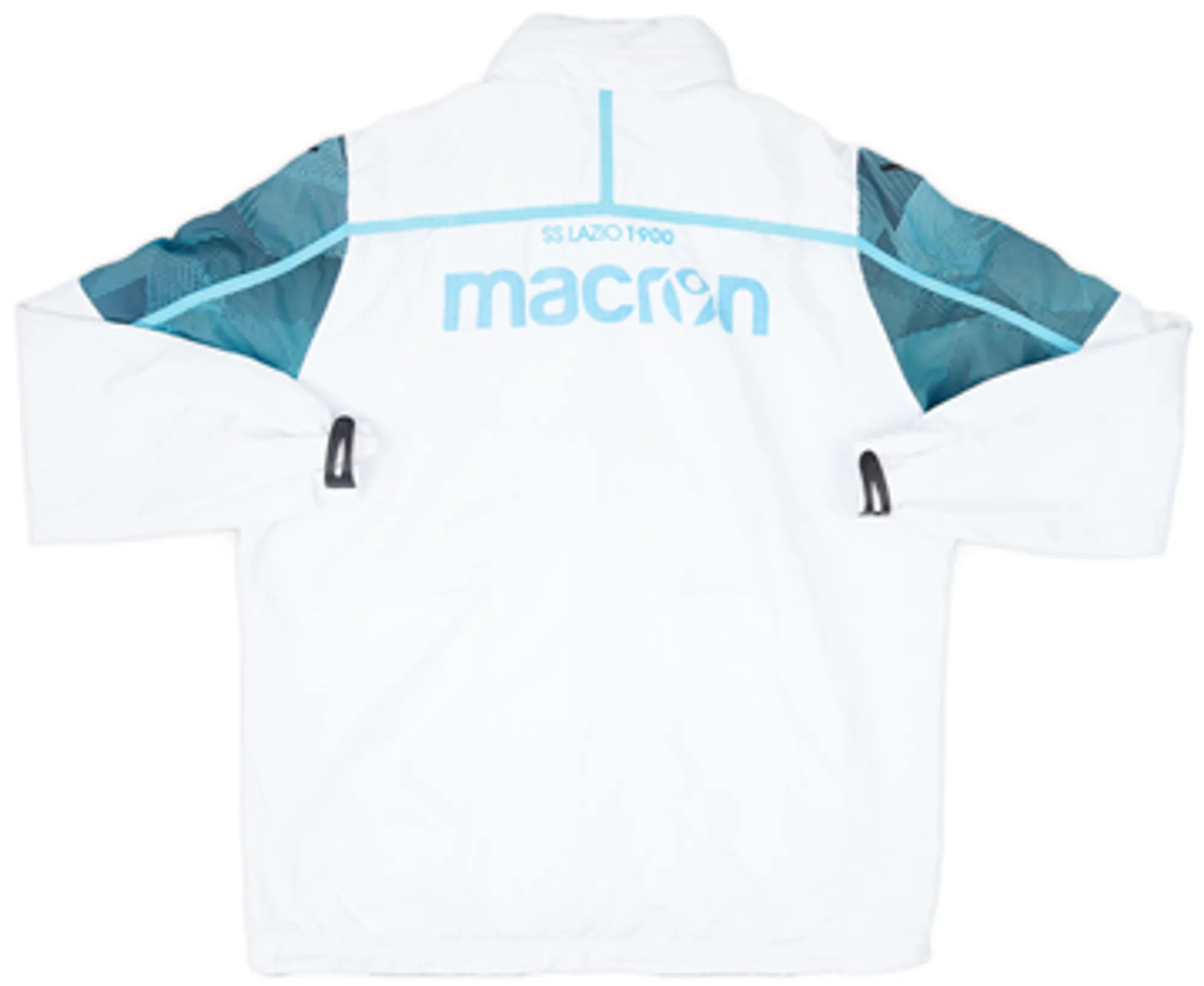 2016-17 Lazio Macron Hooded Track Jacket - 7/10 - (XL)