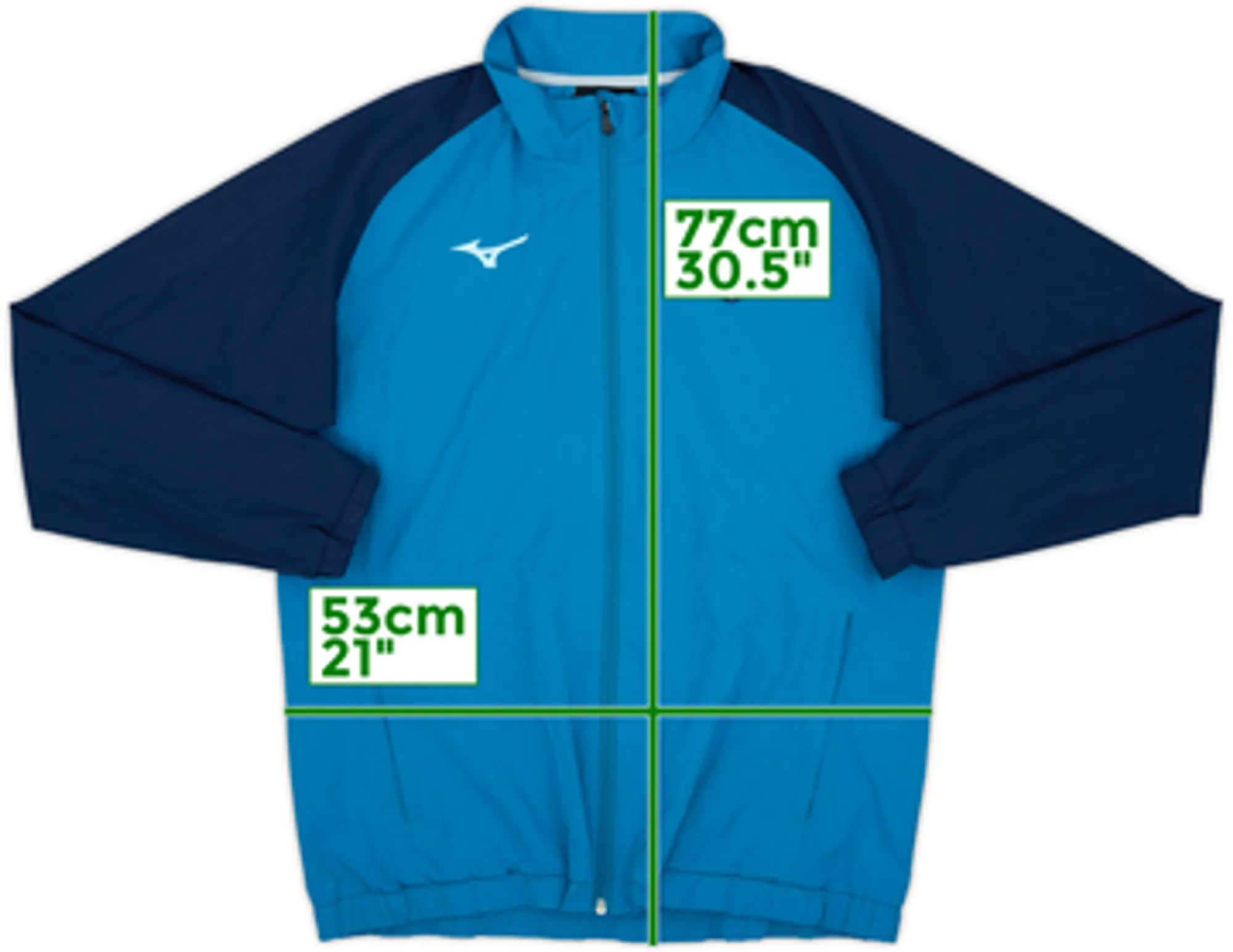 2022-23 Lazio Mizuno Track Jacket - 7/10 - (L)