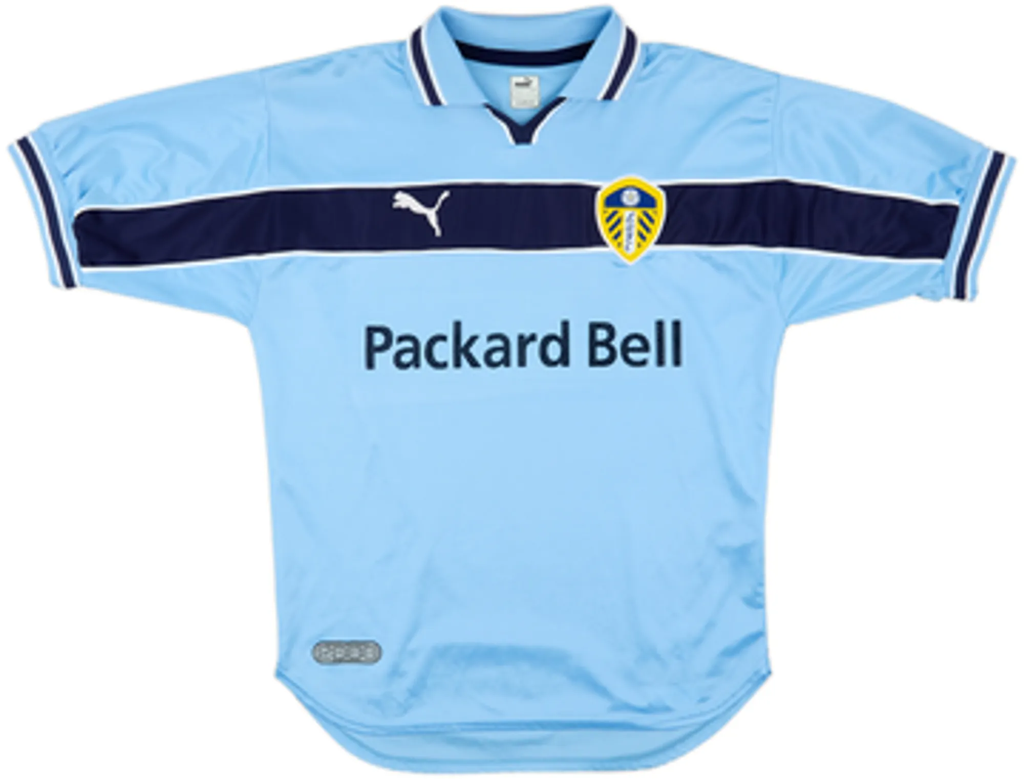 1999-00 Leeds United Away Shirt Bridges #8 - 6/10 - (M)