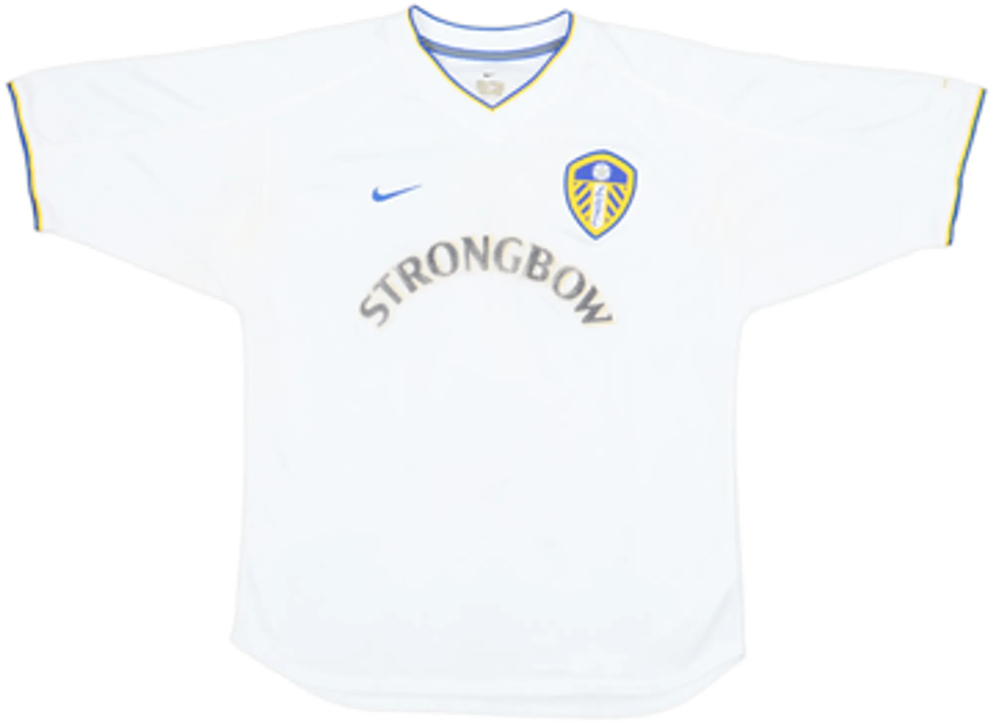 2000-02 Leeds United Home Shirt Bridges #8 - 5/10 - (S)