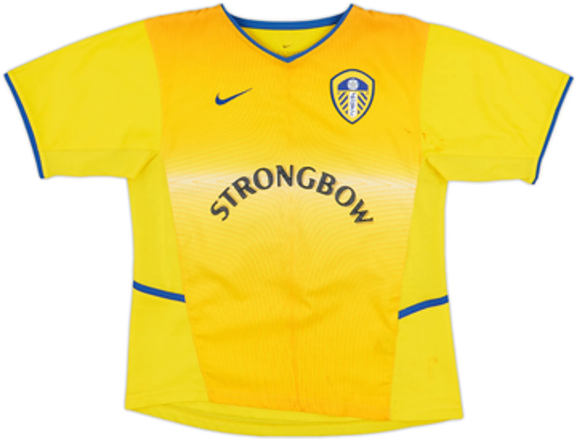 2002-03 Leeds United Away Shirt Barmby #12 - 6/10 - (L.Boys)
