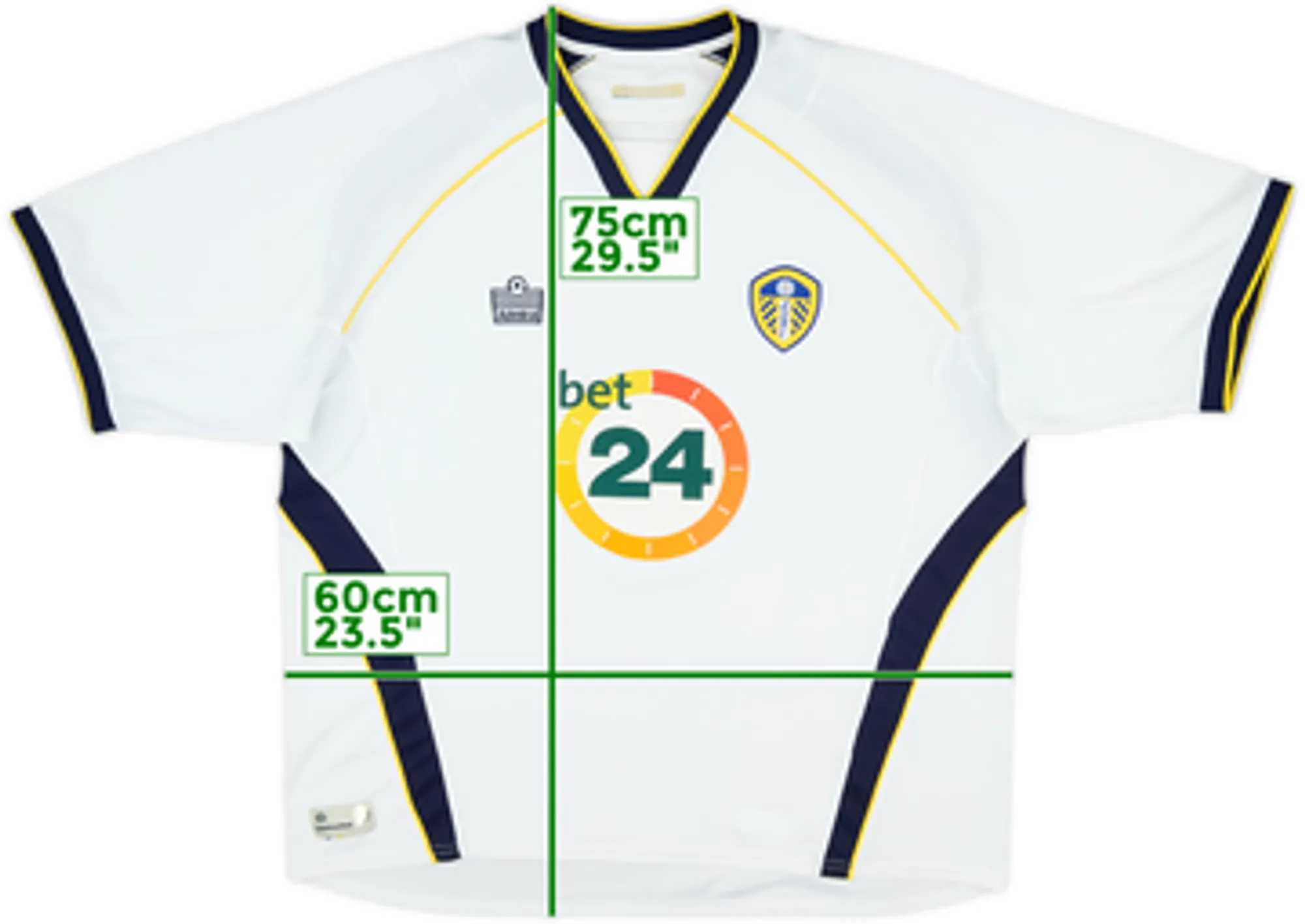 2006-07 Leeds United Home Shirt - 7/10 - (L)