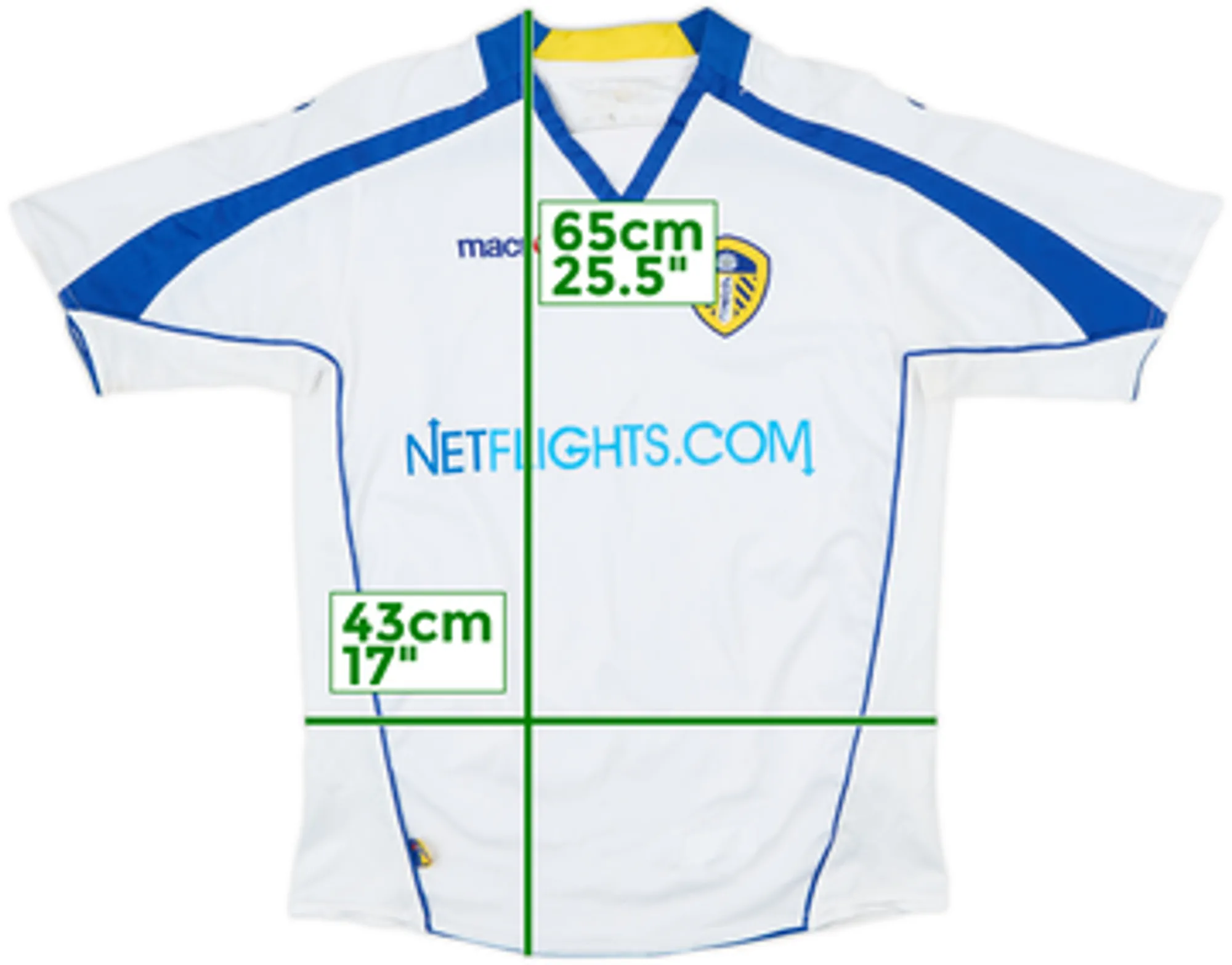 2008-09 Leeds United Home Shirt - 8/10 - (L)