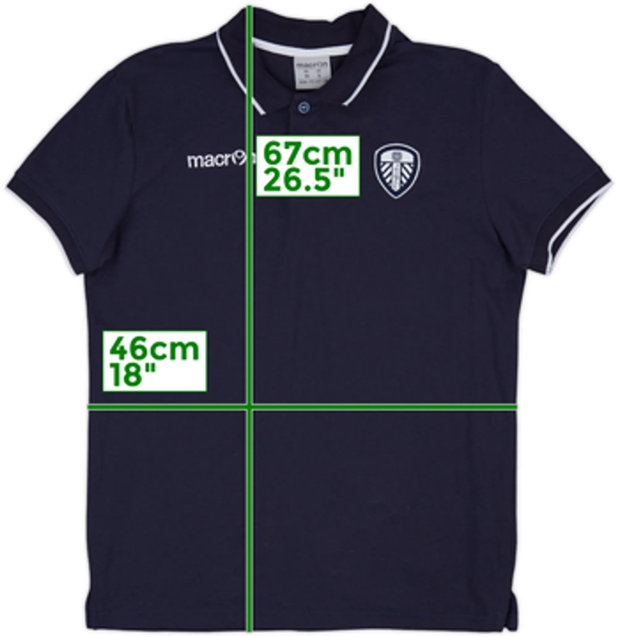 2009-10 Leeds United Macron Polo Shirt - 9/10 - (S)