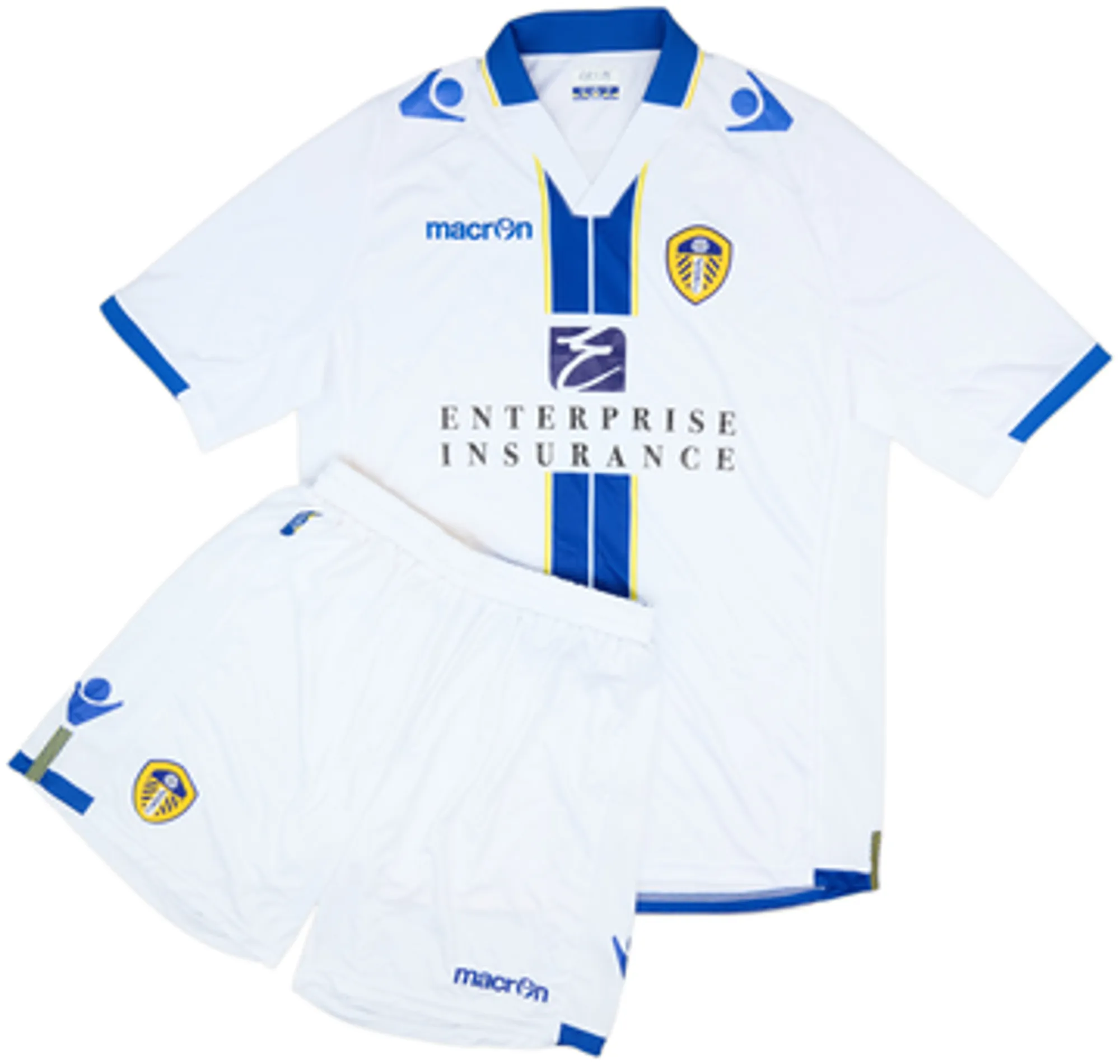 2013-14 Leeds United Home Shirt and Shorts - 9/10 - (L)