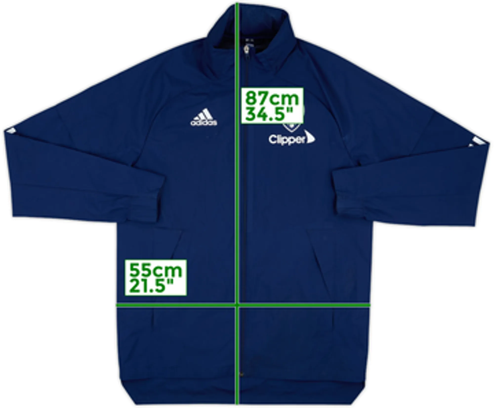 2020-21 Leeds United adidas Hooded Track Jacket - 7/10 - (S)