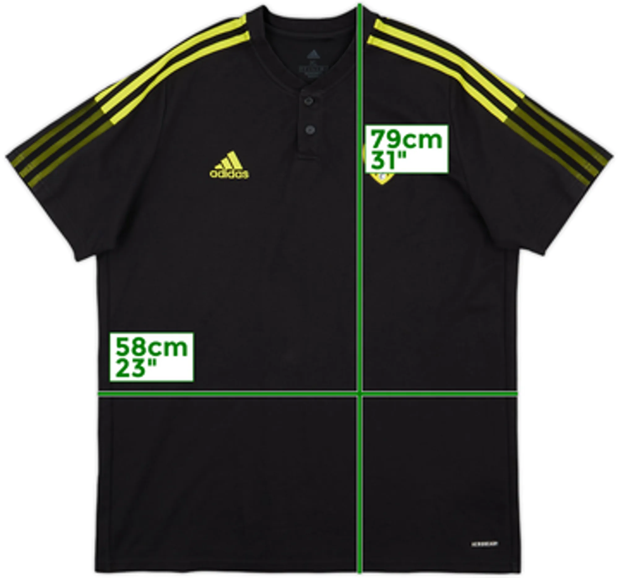 2021-22 Leeds United adidas Polo Shirt - 9/10 - (XL)