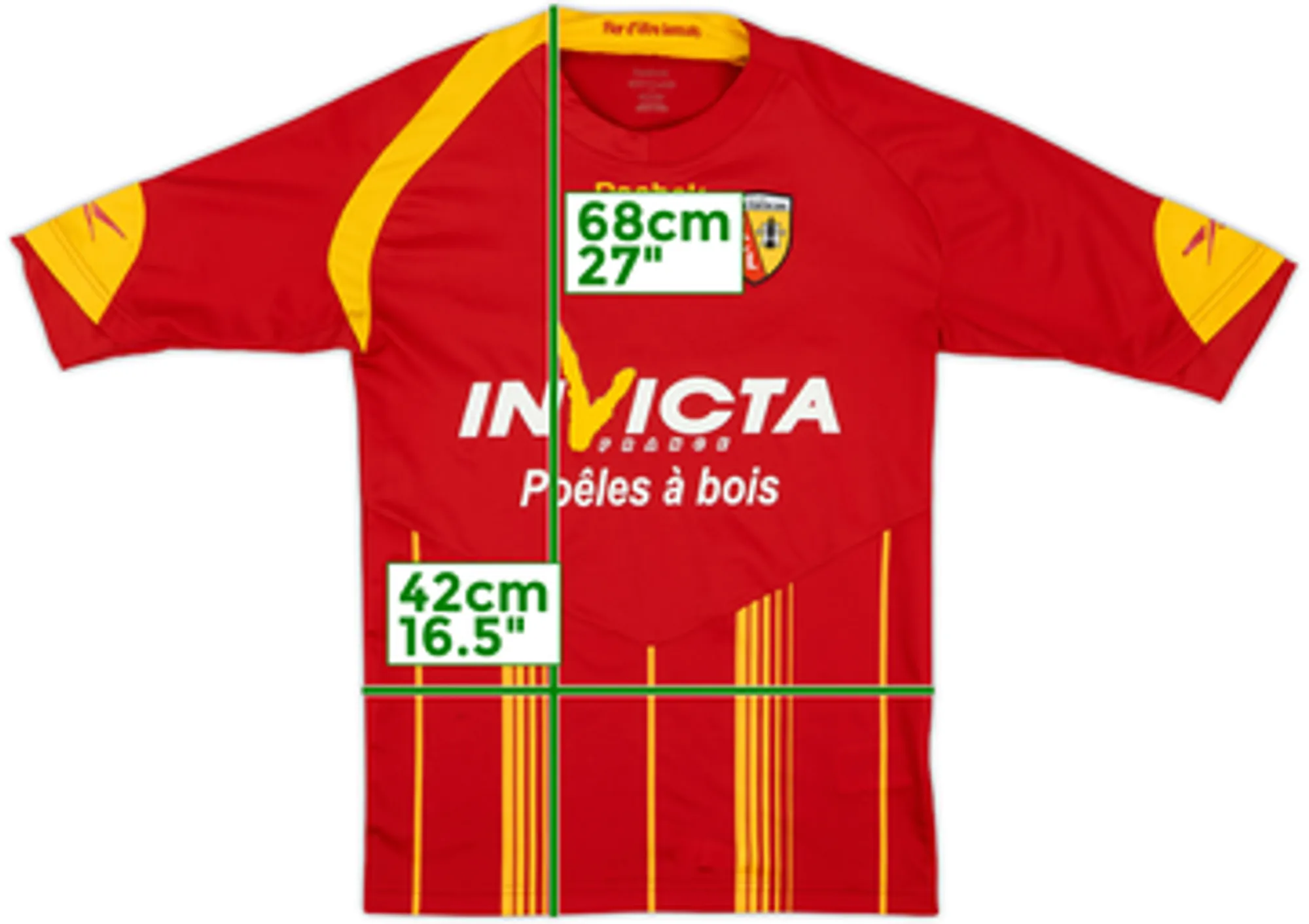 2009-10 Lens Home Shirt - 8/10 - (S.Boys)