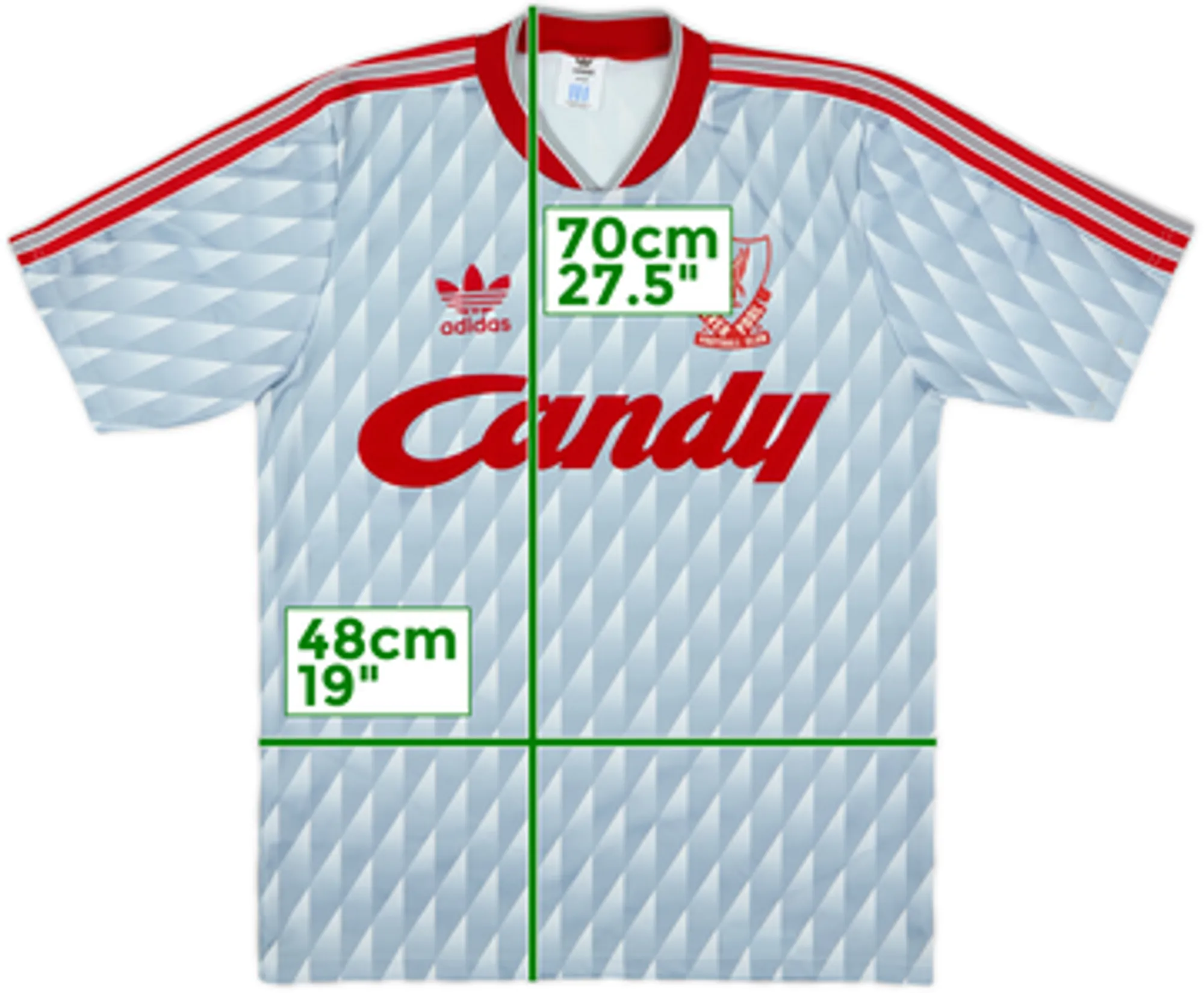 1989-91 Liverpool Away Shirt - 9/10 - (M.Boys)