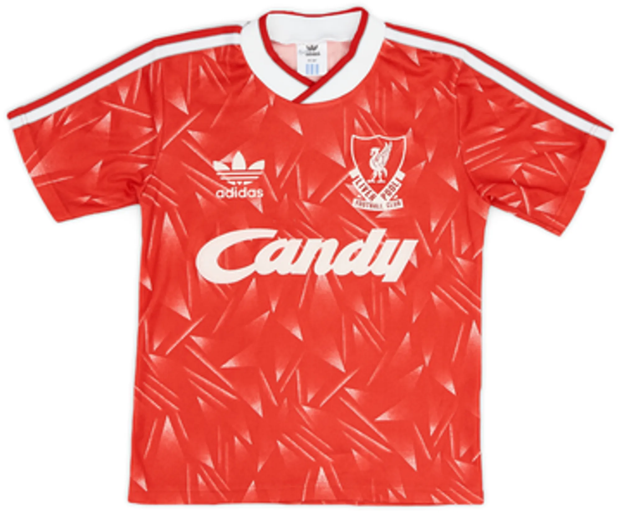 1989-91 Liverpool Home Shirt - 8/10 - (L.Boys)