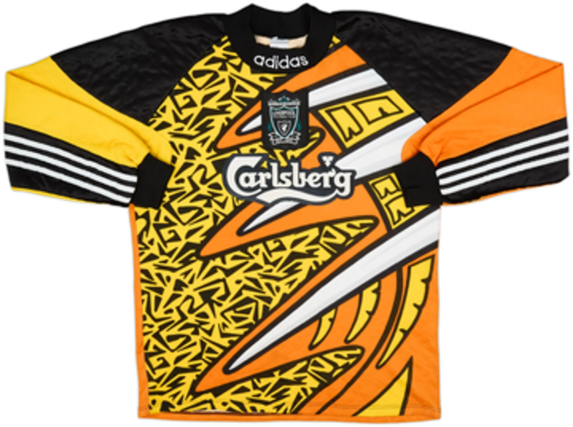 1995-96 Liverpool GK Shirt James #1 - 6/10 - (M)