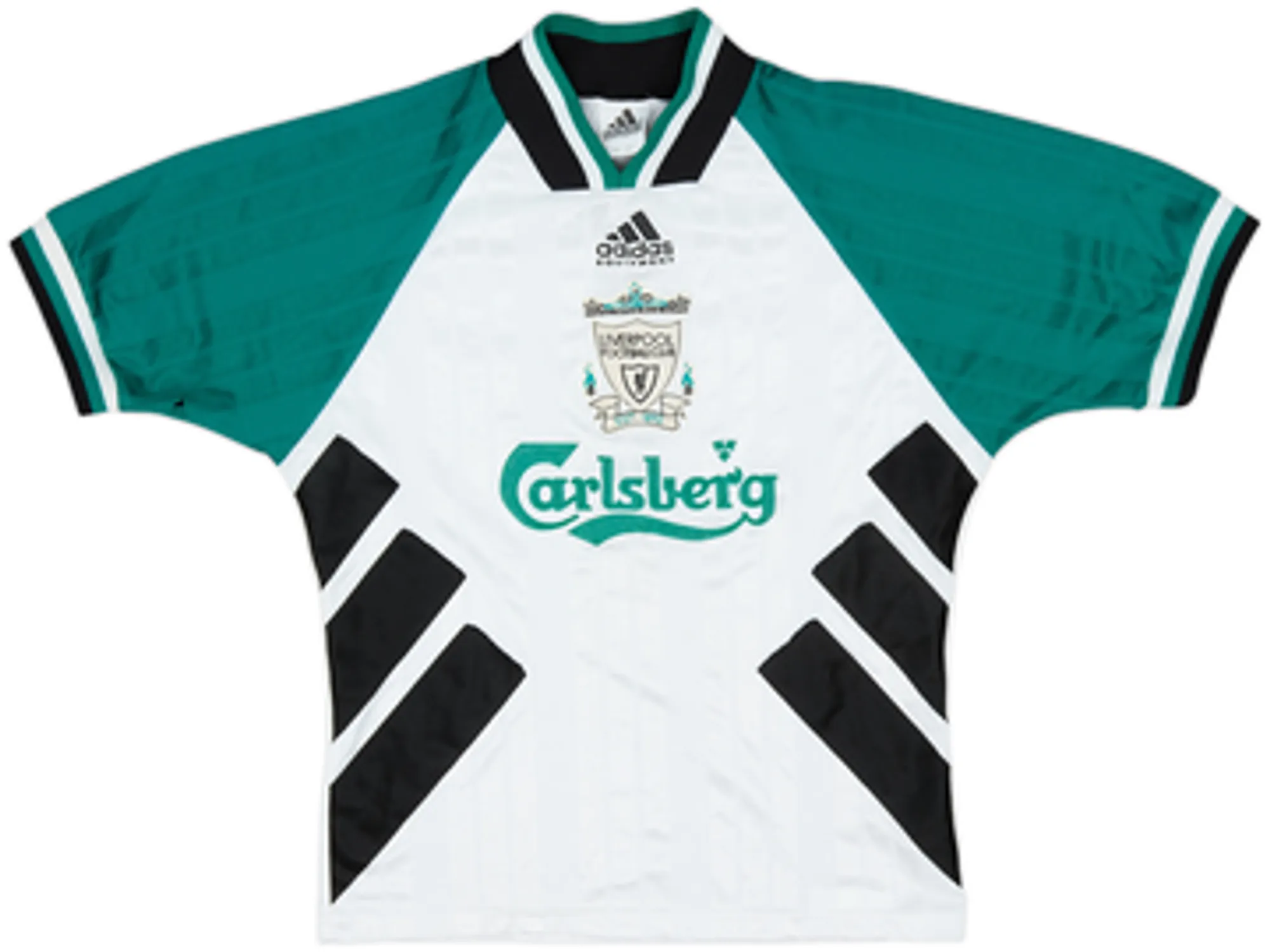 1993-95 Liverpool Away Shirt & Shorts - 6/10 - (L.Boys)