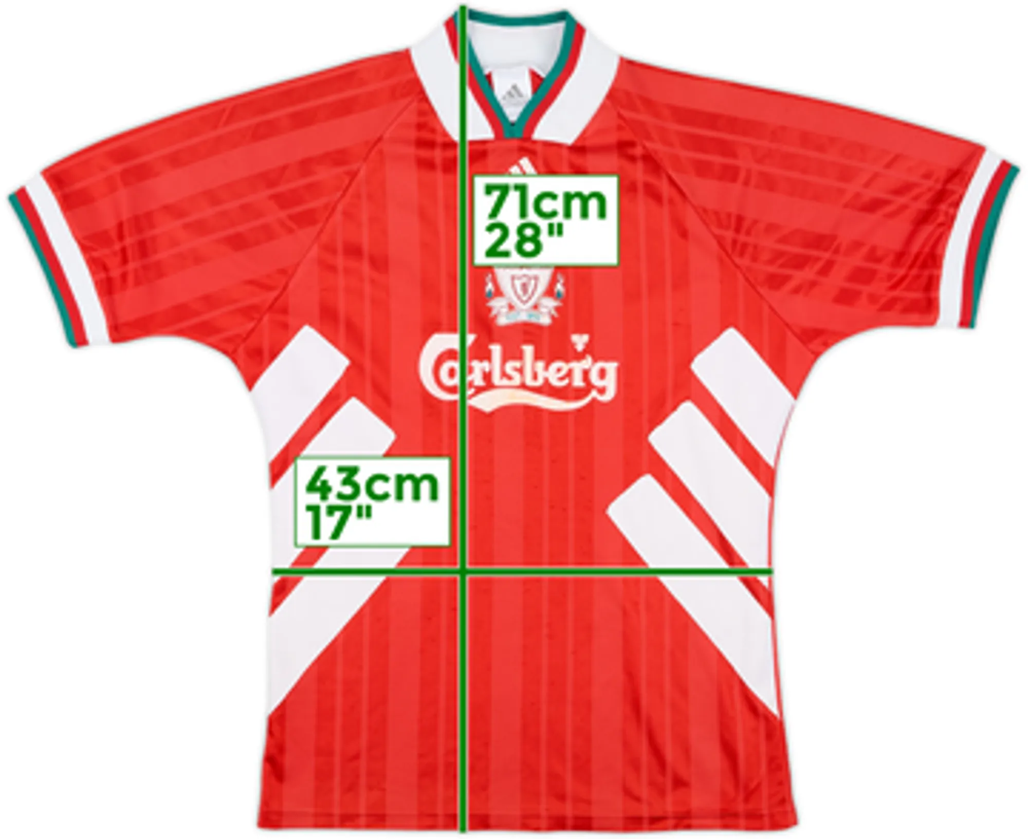 1993-95 Liverpool Home Shirt - 6/10 - (Y)