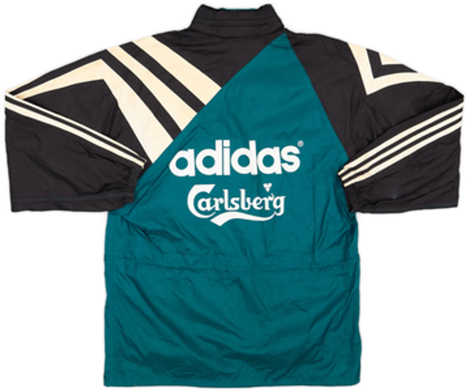 1995-96 Liverpool adidas Hooded Rain Jacket - 7/10 - (S)