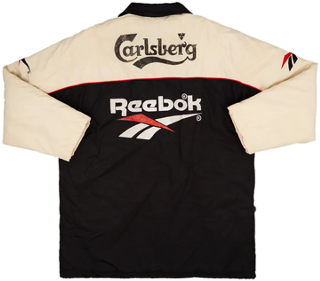 1996-97 Liverpool Reebok Padded Bench Coat - 7/10 - (S