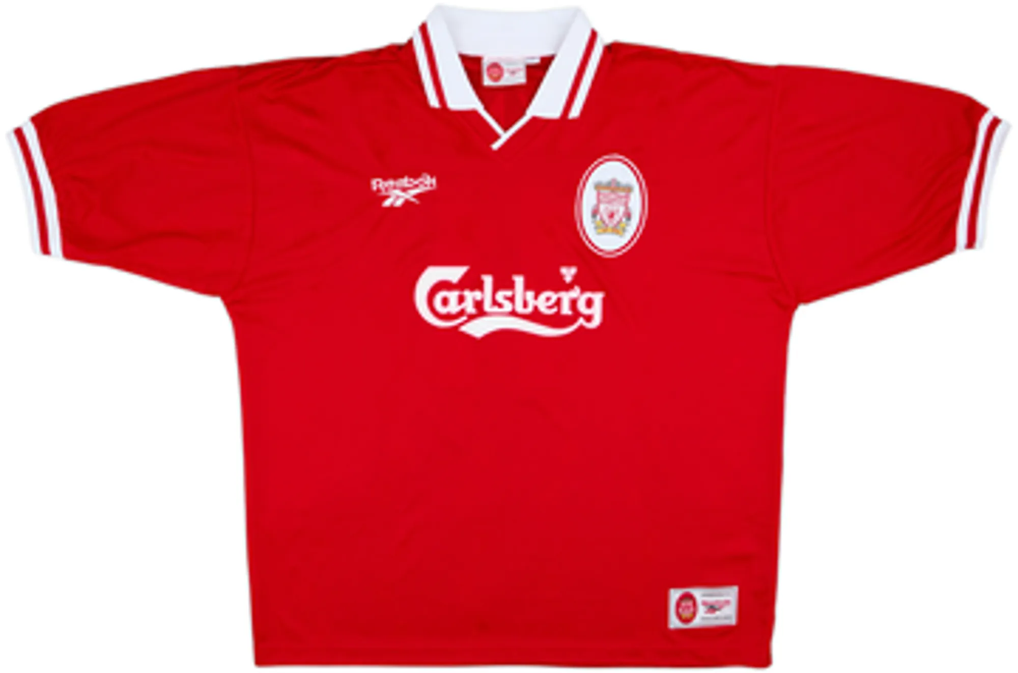 1996-98 Liverpool Home Shirt Redknapp #11 - 9/10 - (M)