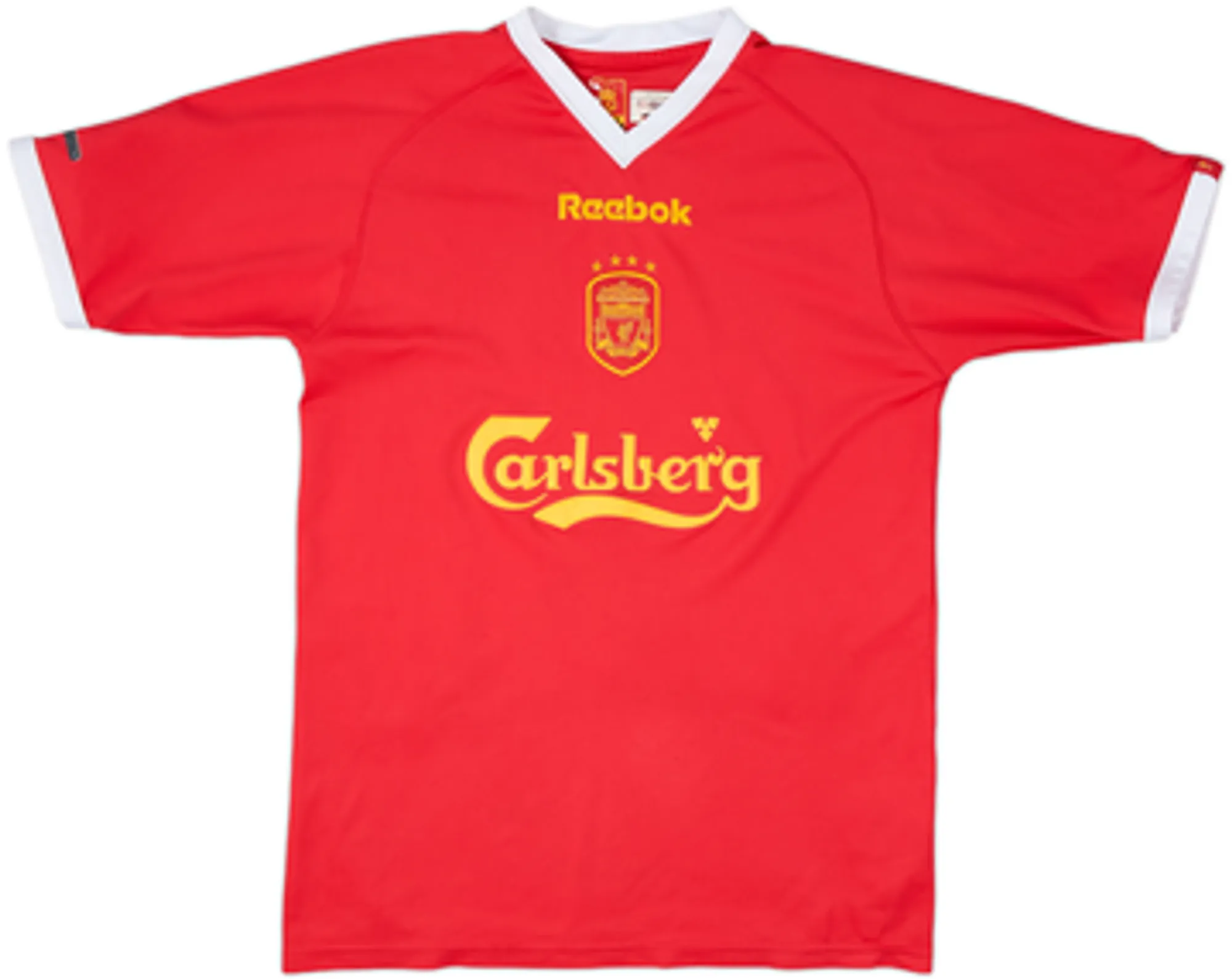 Reebok Liverpool Mens SS Home Shirt 2001/03