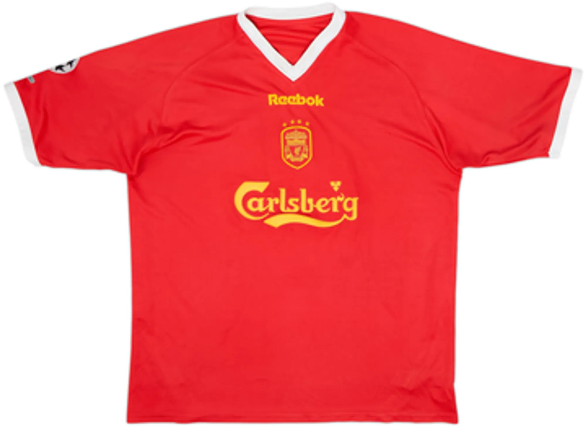 2001-03 Liverpool CL Shirt Gerrard #17 - 6/10 - (L)
