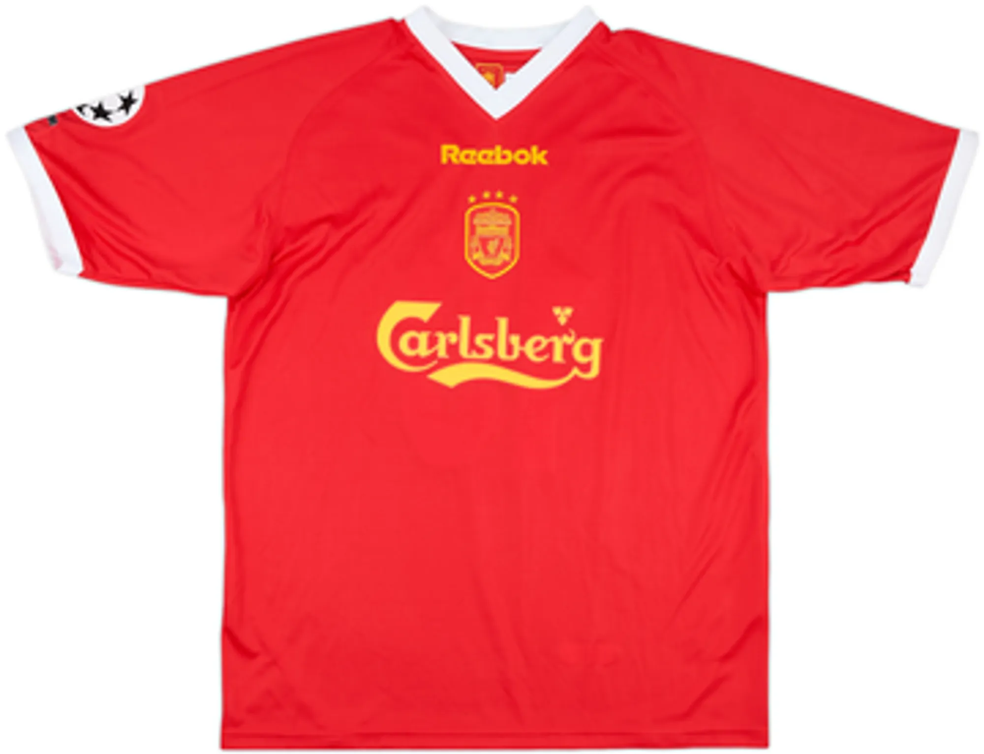 Reebok Liverpool Mens SS Home Shirt 2001/03