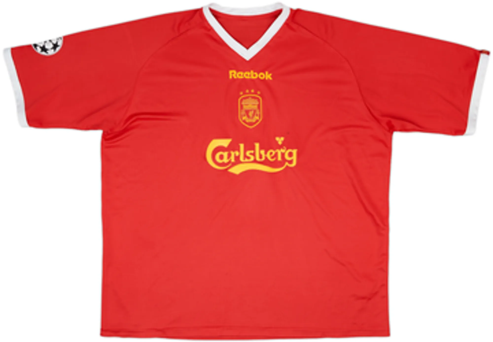 Reebok Liverpool Mens SS Home Shirt 2001/03