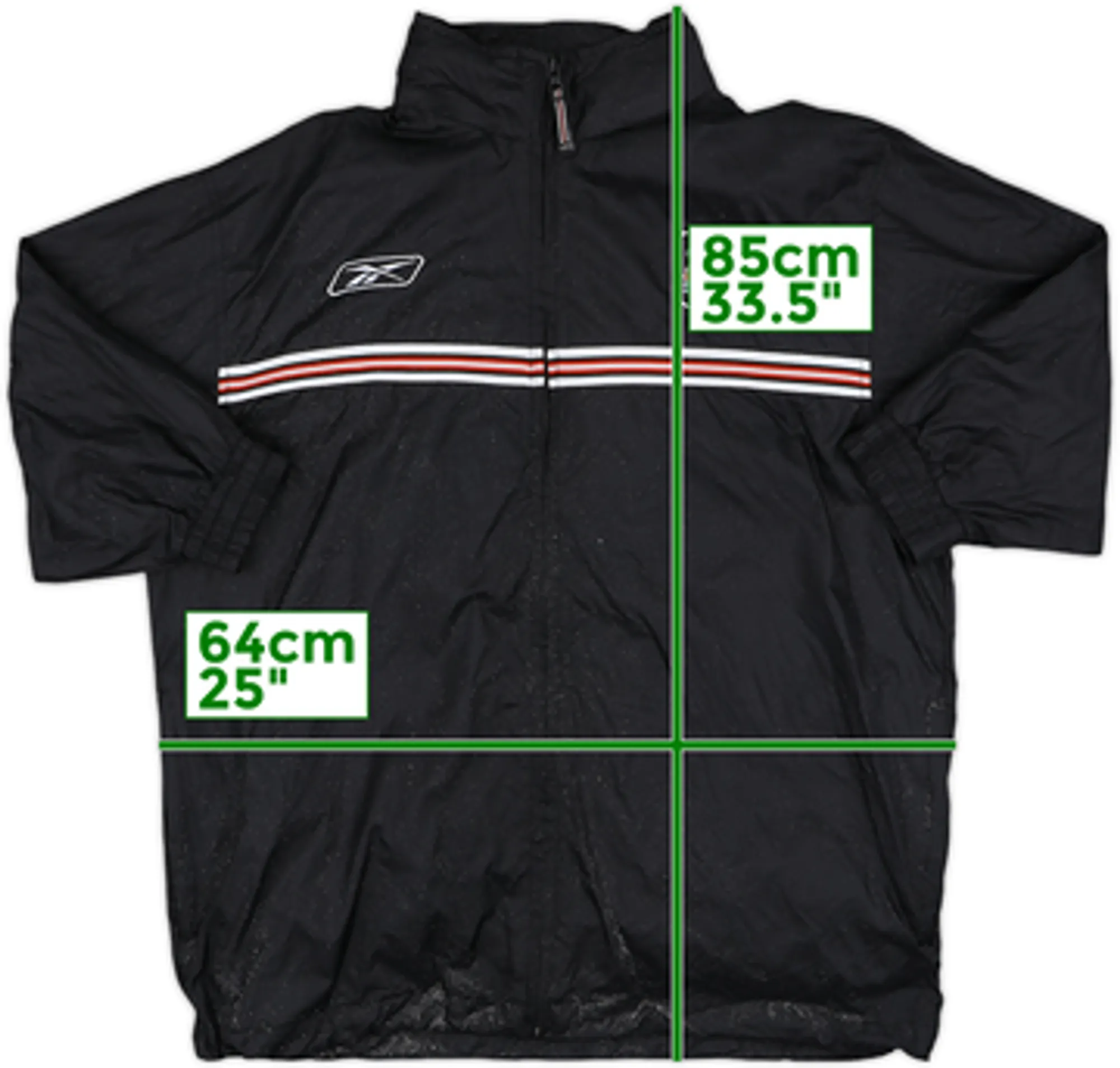 2002-03 Liverpool Reebok Hooded Rain Jacket - 8/10 - (S)